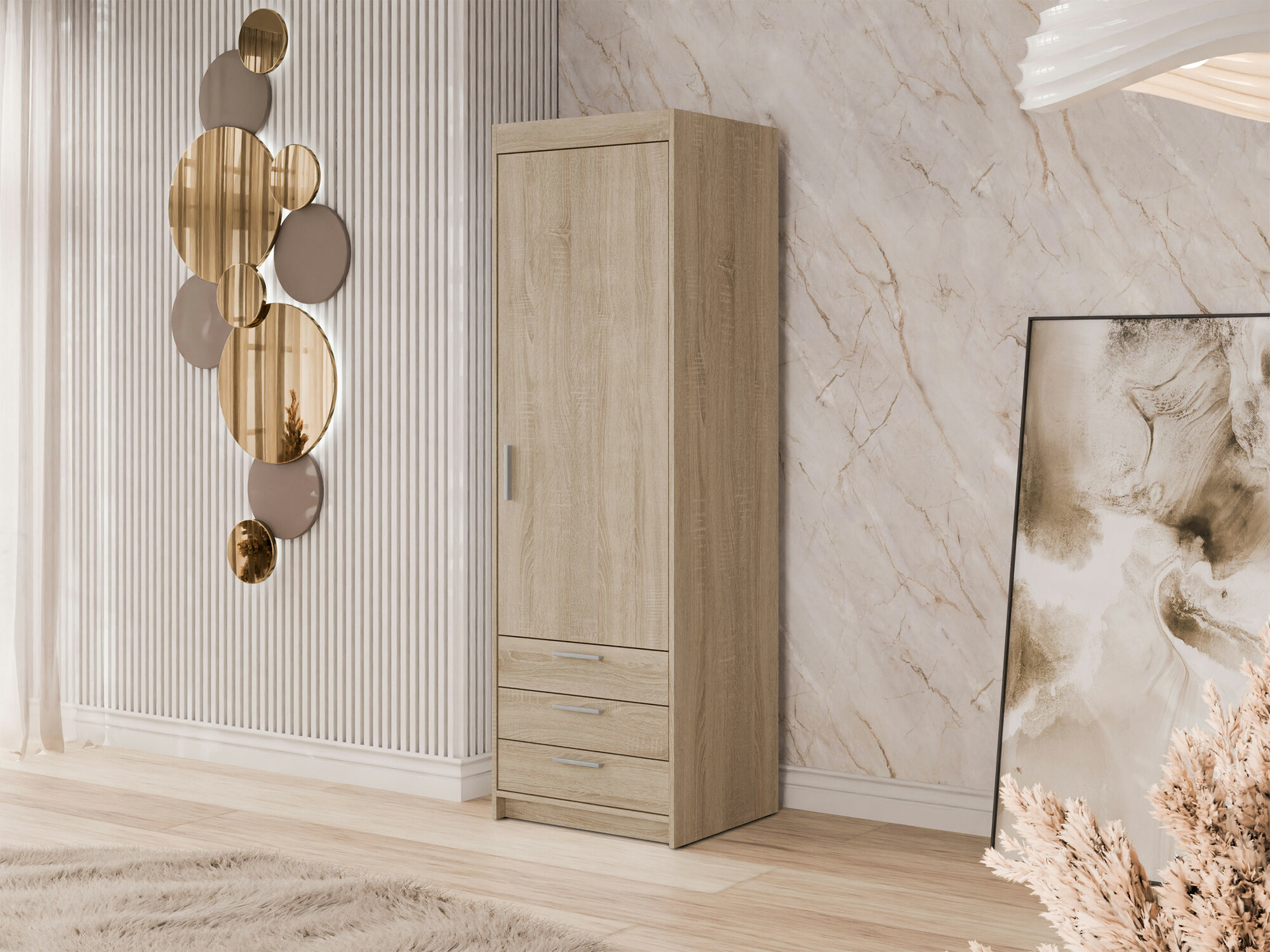 Estantería Novduni 110 (Roble Sonoma)