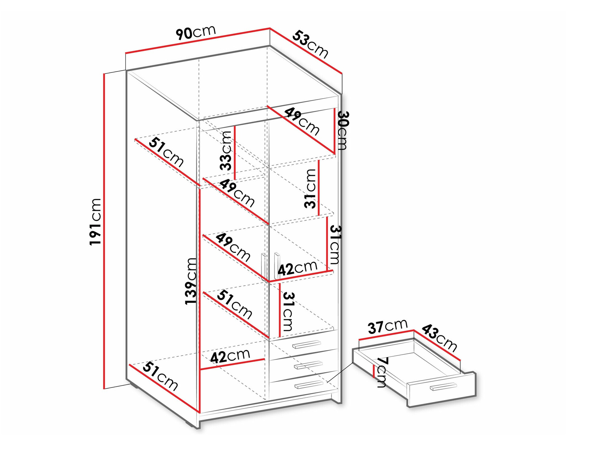 Armario Novduni 112 (Roble de lefkada)