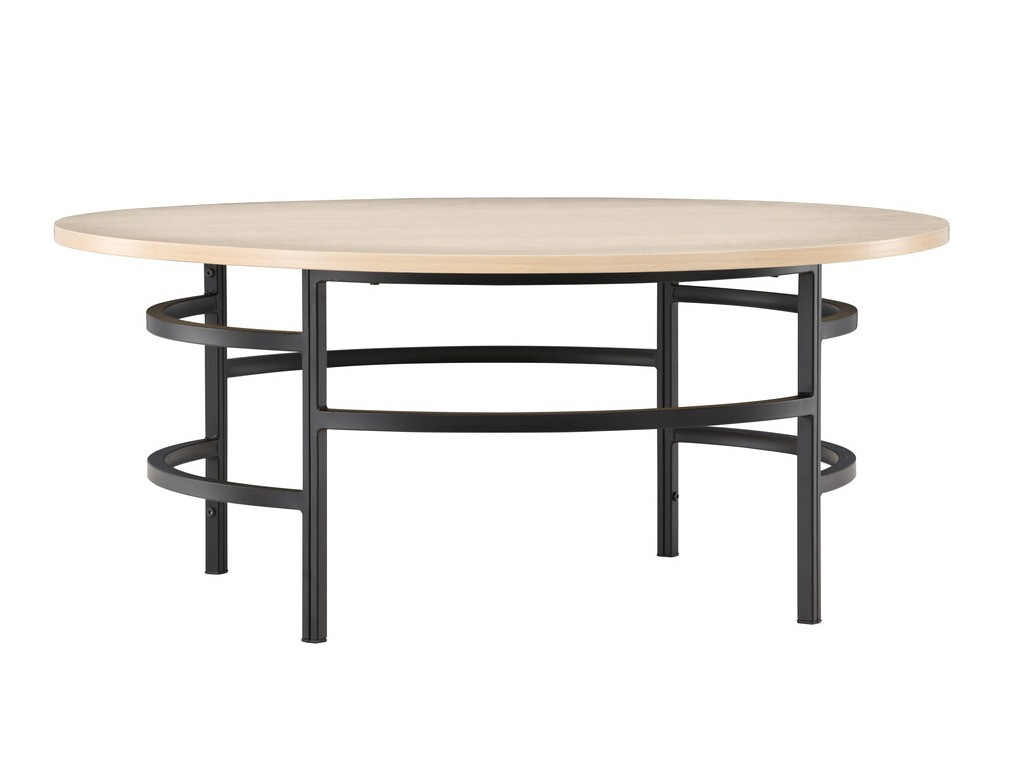 Mesa de centro Dallas 4696 (Negro + De color marrón claro)