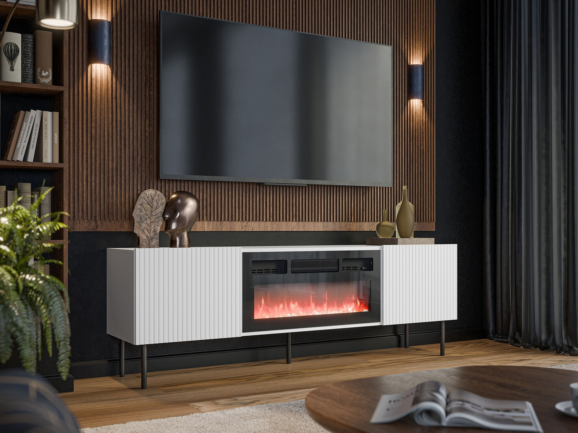 Mueble TV Ratio (Blanco)
