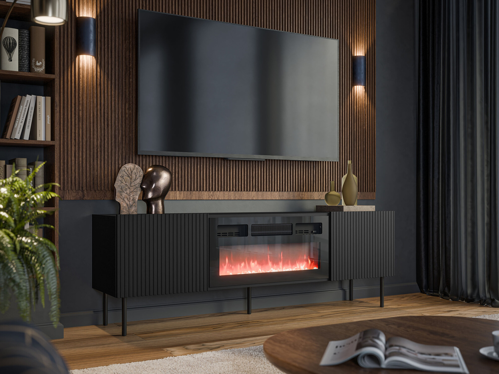 Mueble TV Ratio (Negro)