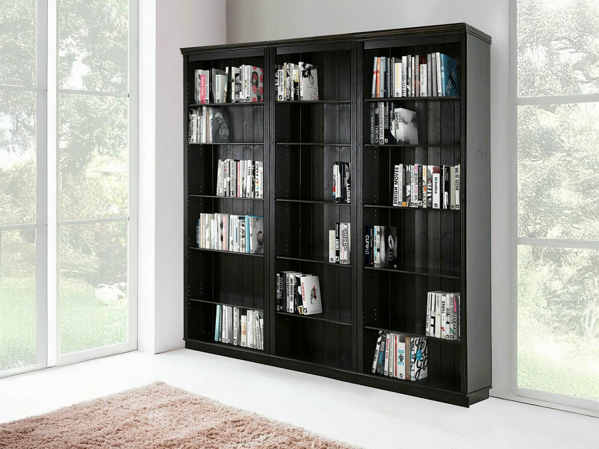 Conjunto de estantería Saltoro 110 (Marrón oscuro)