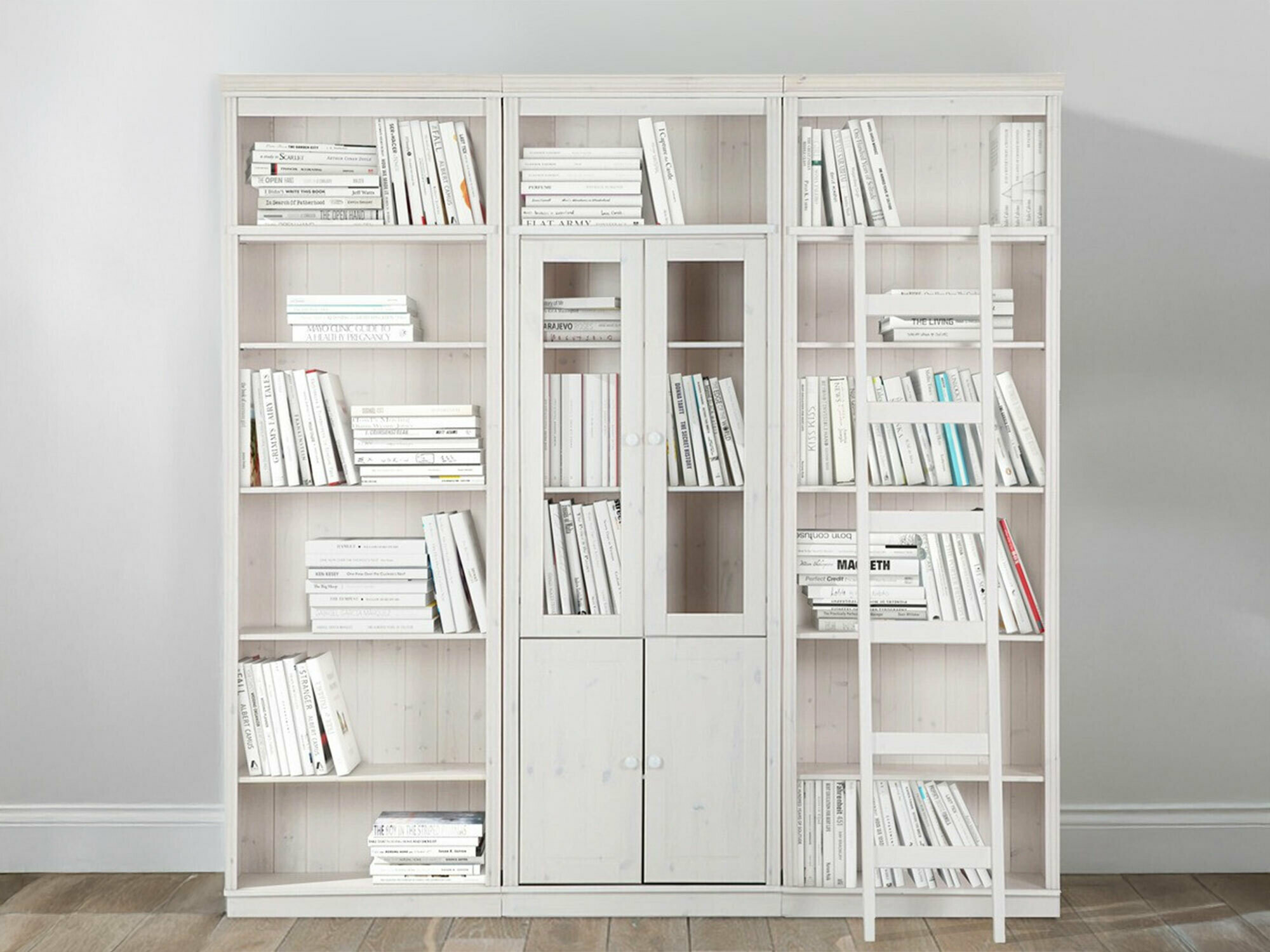 Conjunto de estantería Saltoro 126 (Blanco)