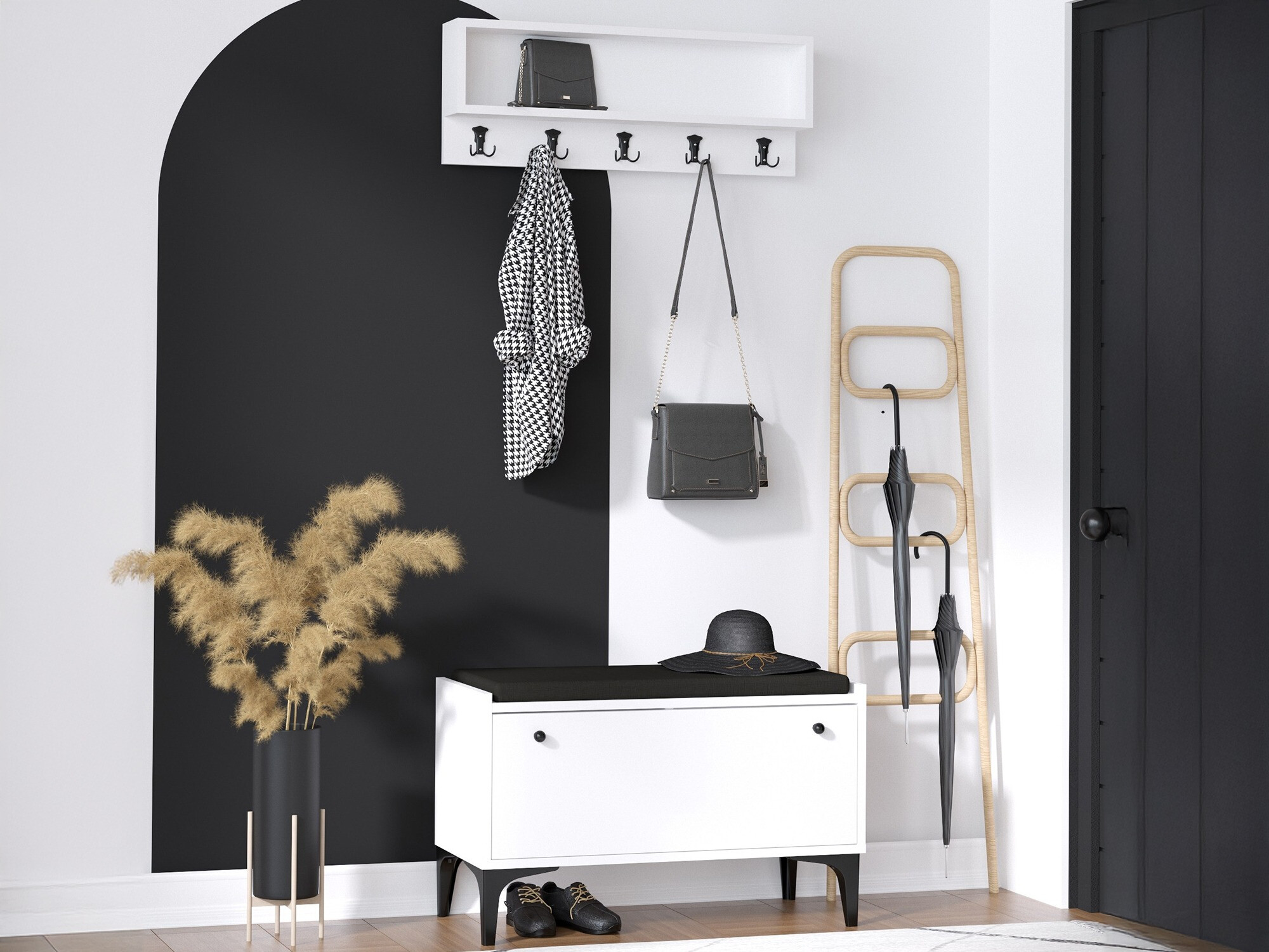 Conjunto de recibidor Asheboro 158