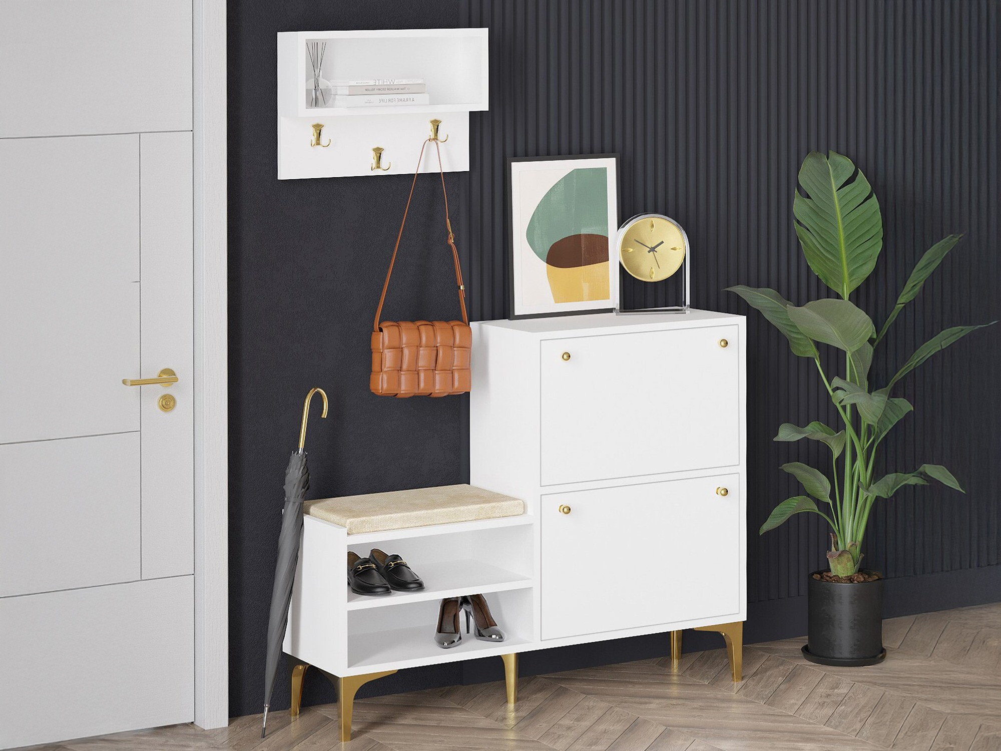 Conjunto de recibidor Asheboro 159