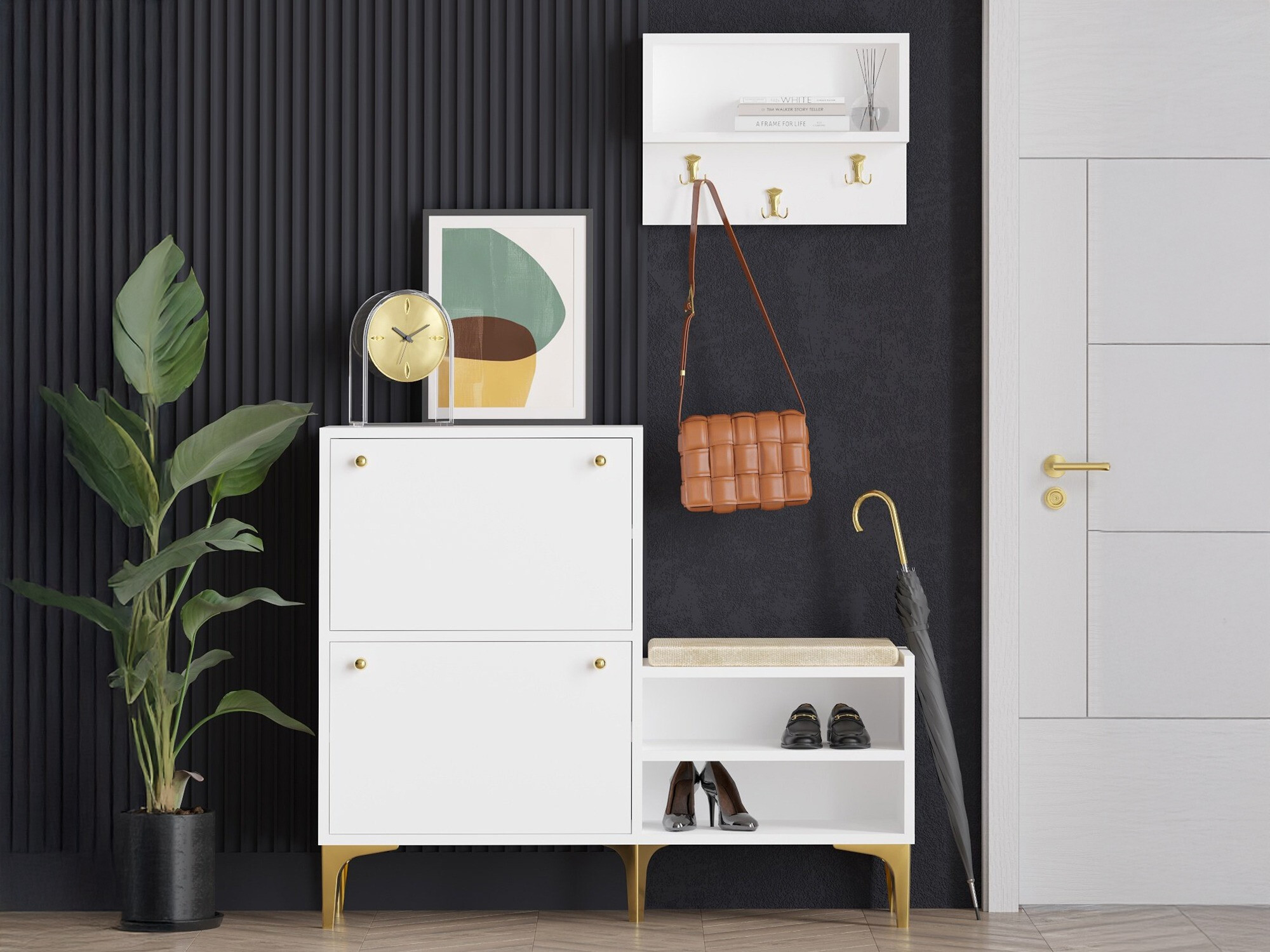 Conjunto de recibidor Asheboro 159