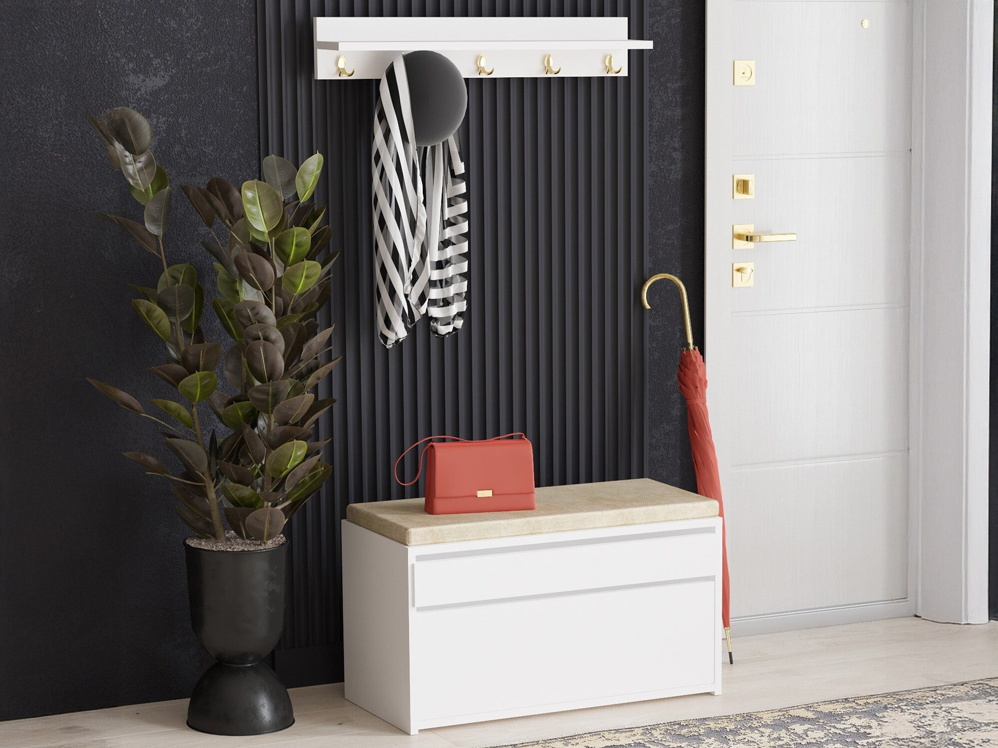 Conjunto de recibidor Asheboro 160