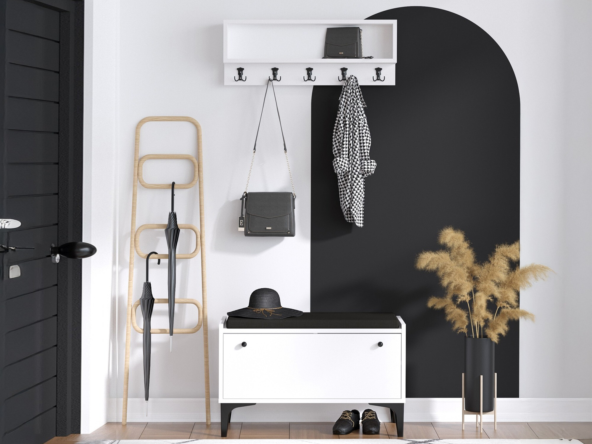 Conjunto para recibidor Asheboro 158