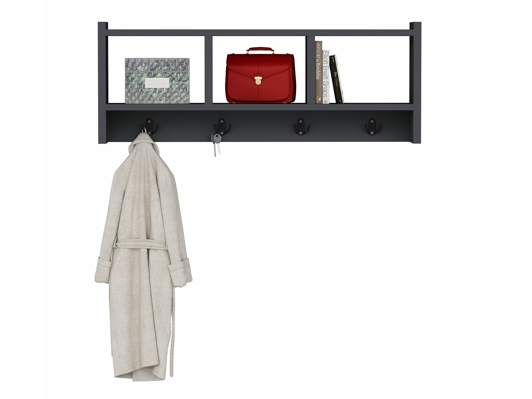 Perchero Asheboro 163 (Antracita)