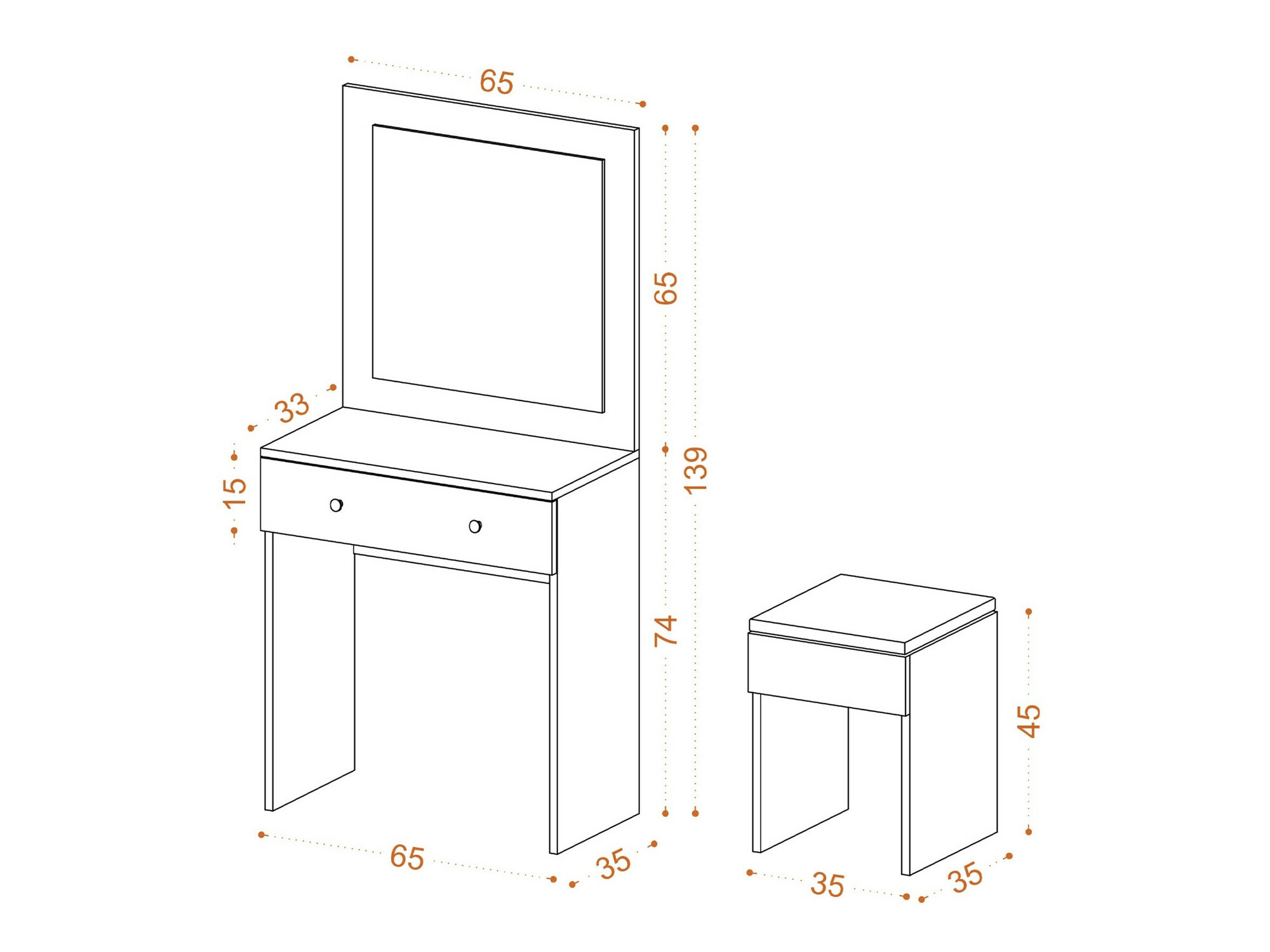 Tocador Asheboro 161