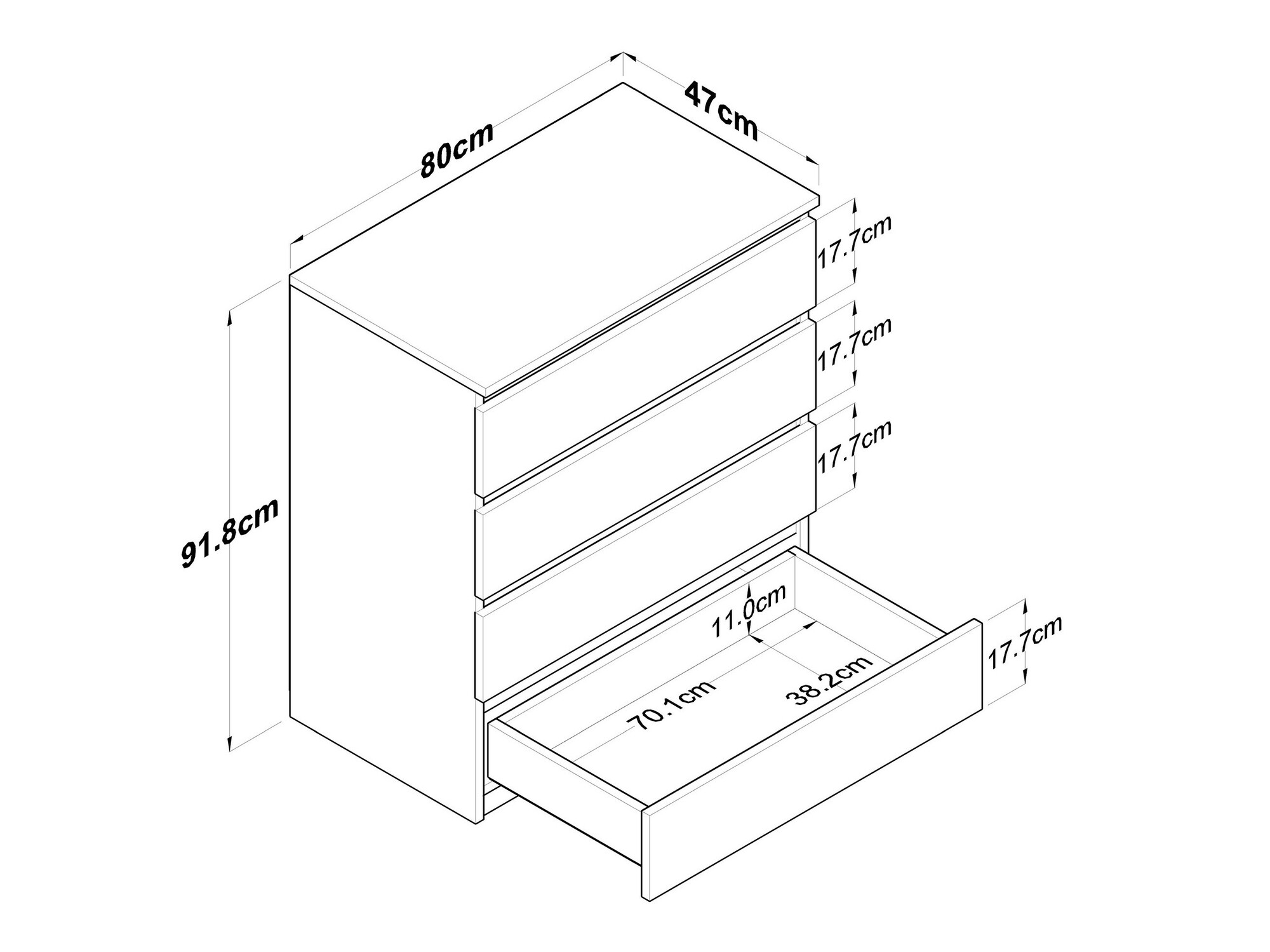 Cómoda Asheboro 164