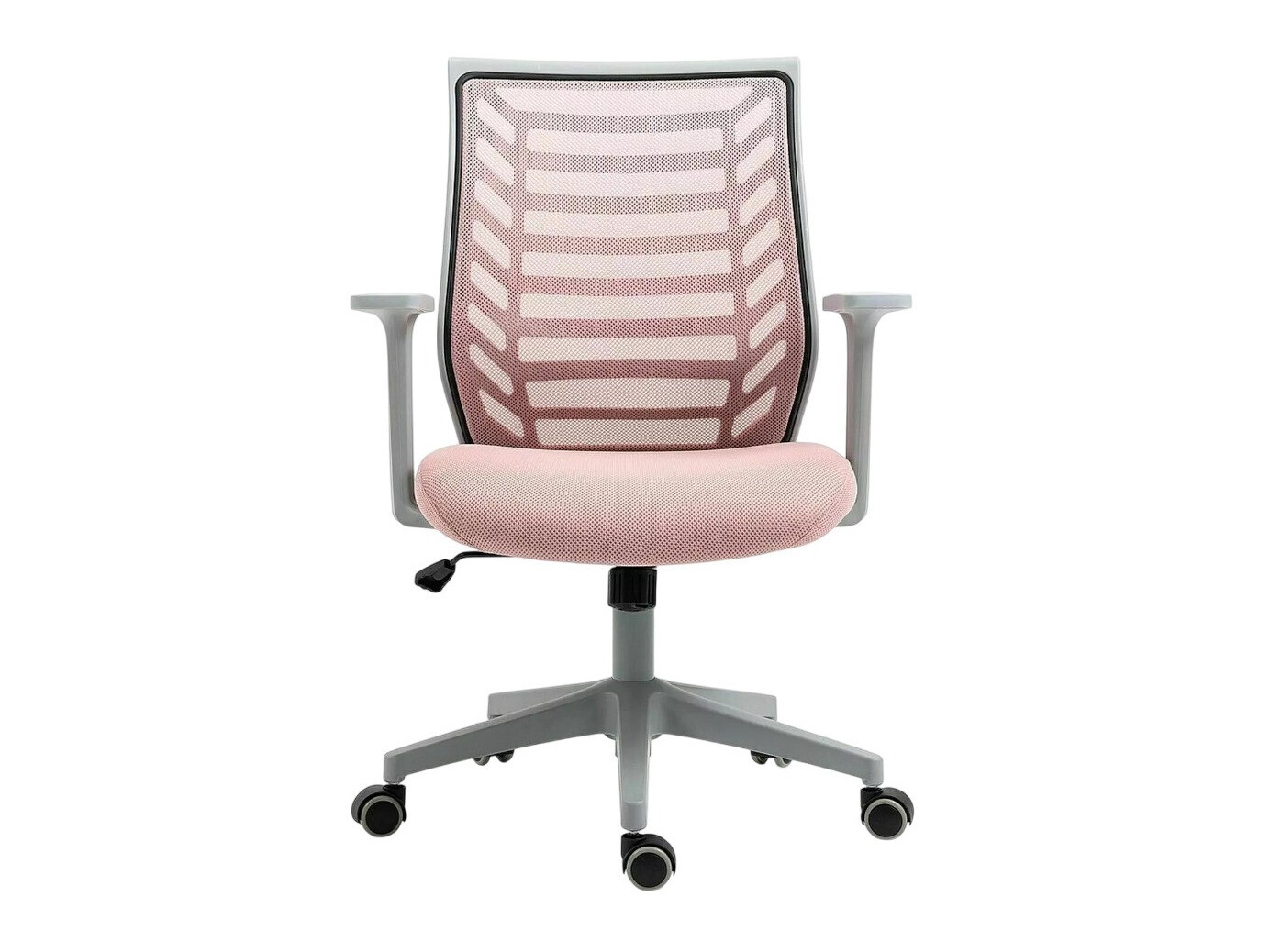Silla de oficina Detroit 694 (Gris + Rosa)