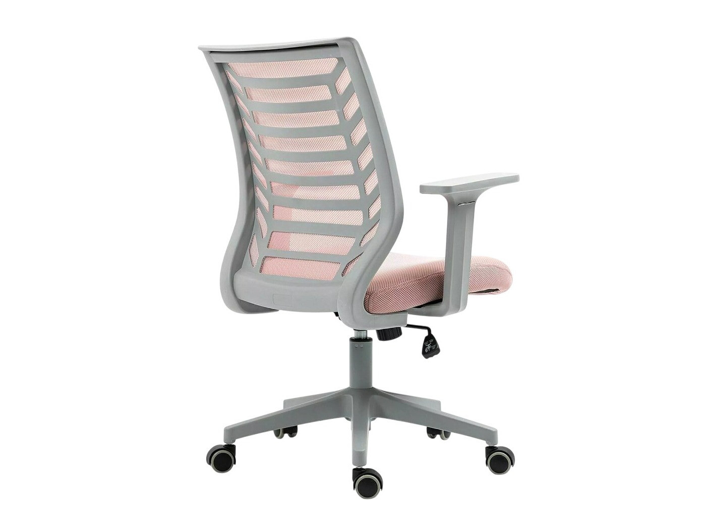 Silla de oficina Detroit 694 (Gris + Rosa)