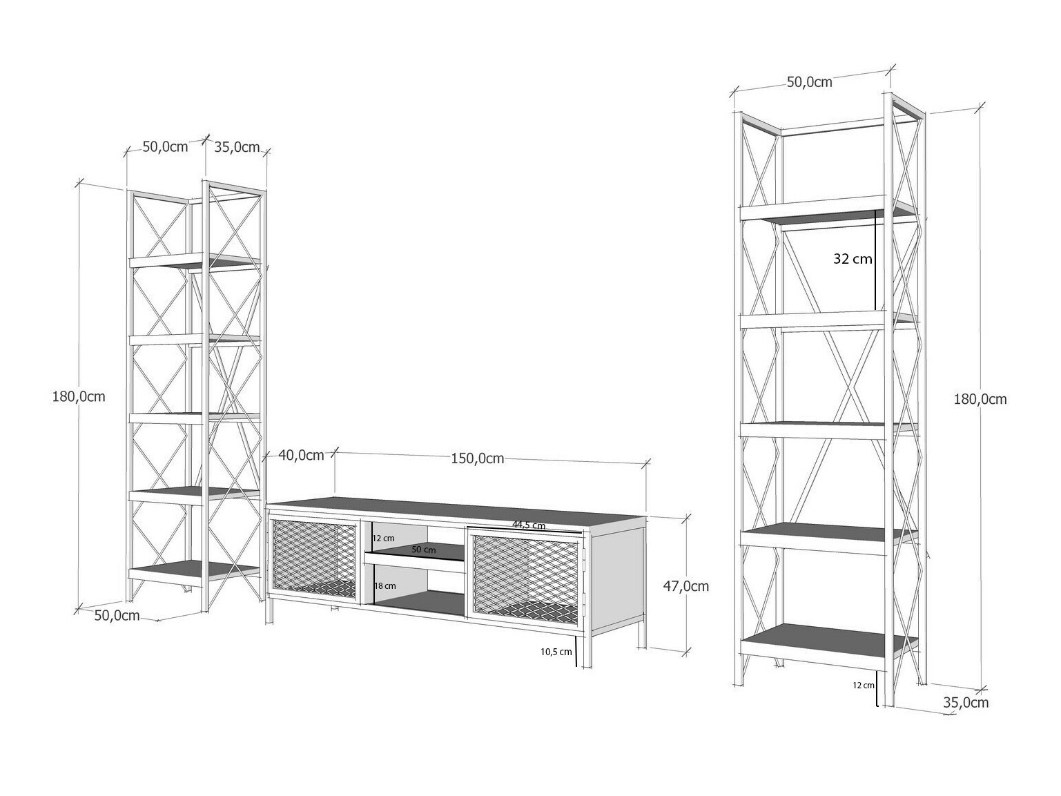 Conjunto de salón Asheboro 166