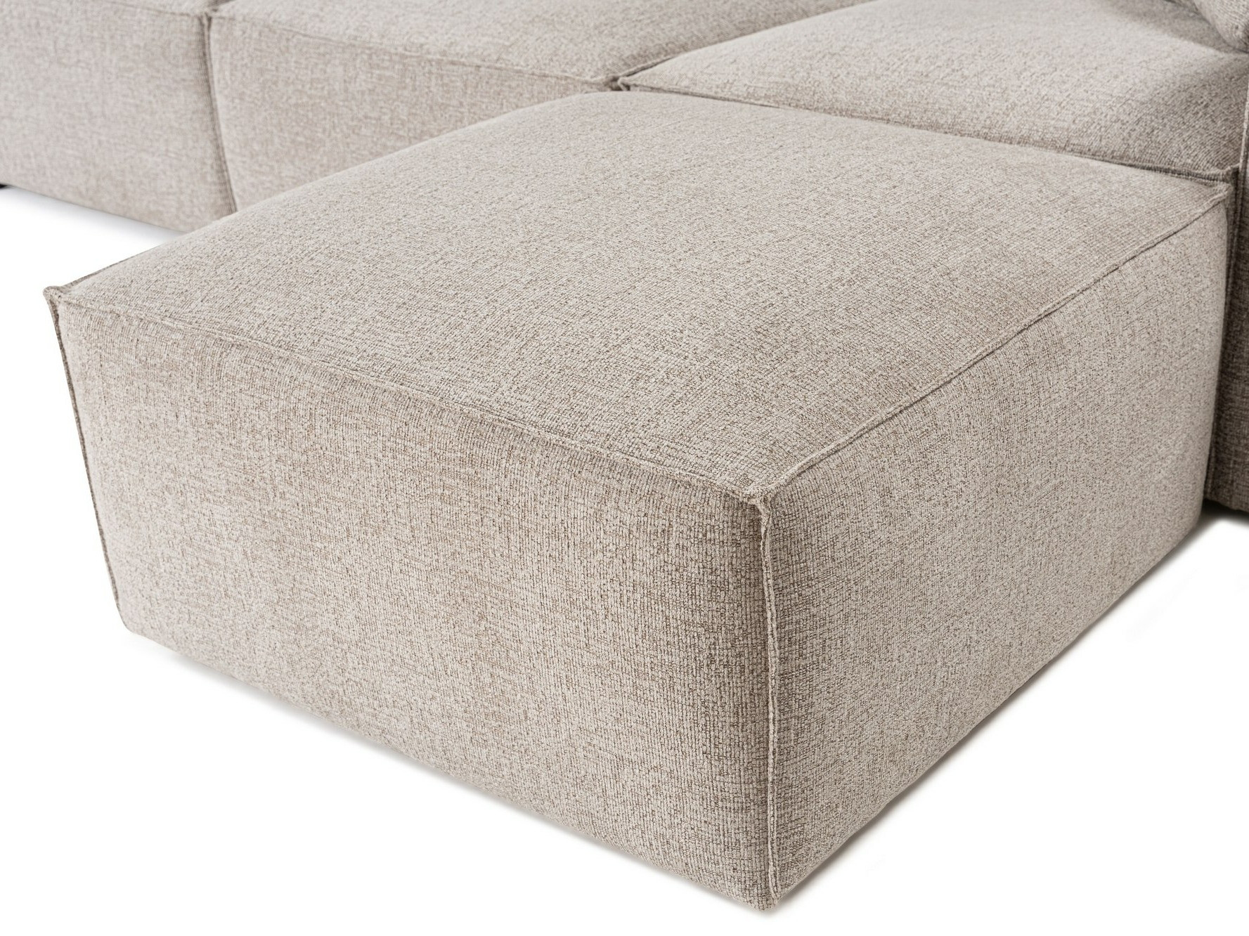 Sofá rinconero modular Fivsoi 102 (Taupe)