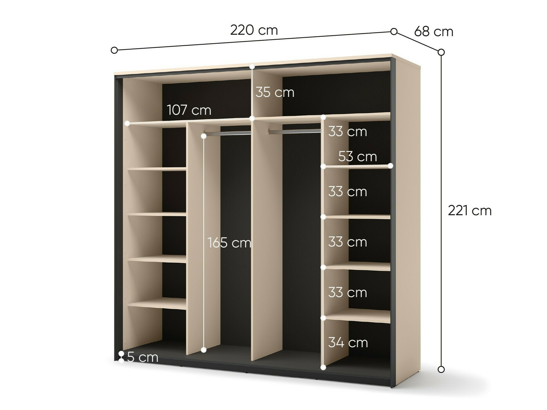 Conjunto de dormitorio Virmoro 106