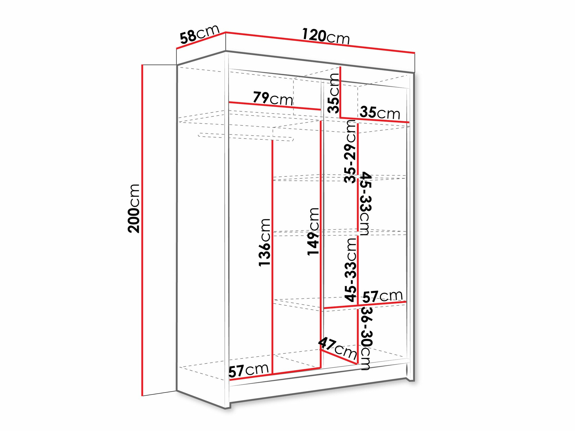 Armario Closico Pacron IV (Blanco)