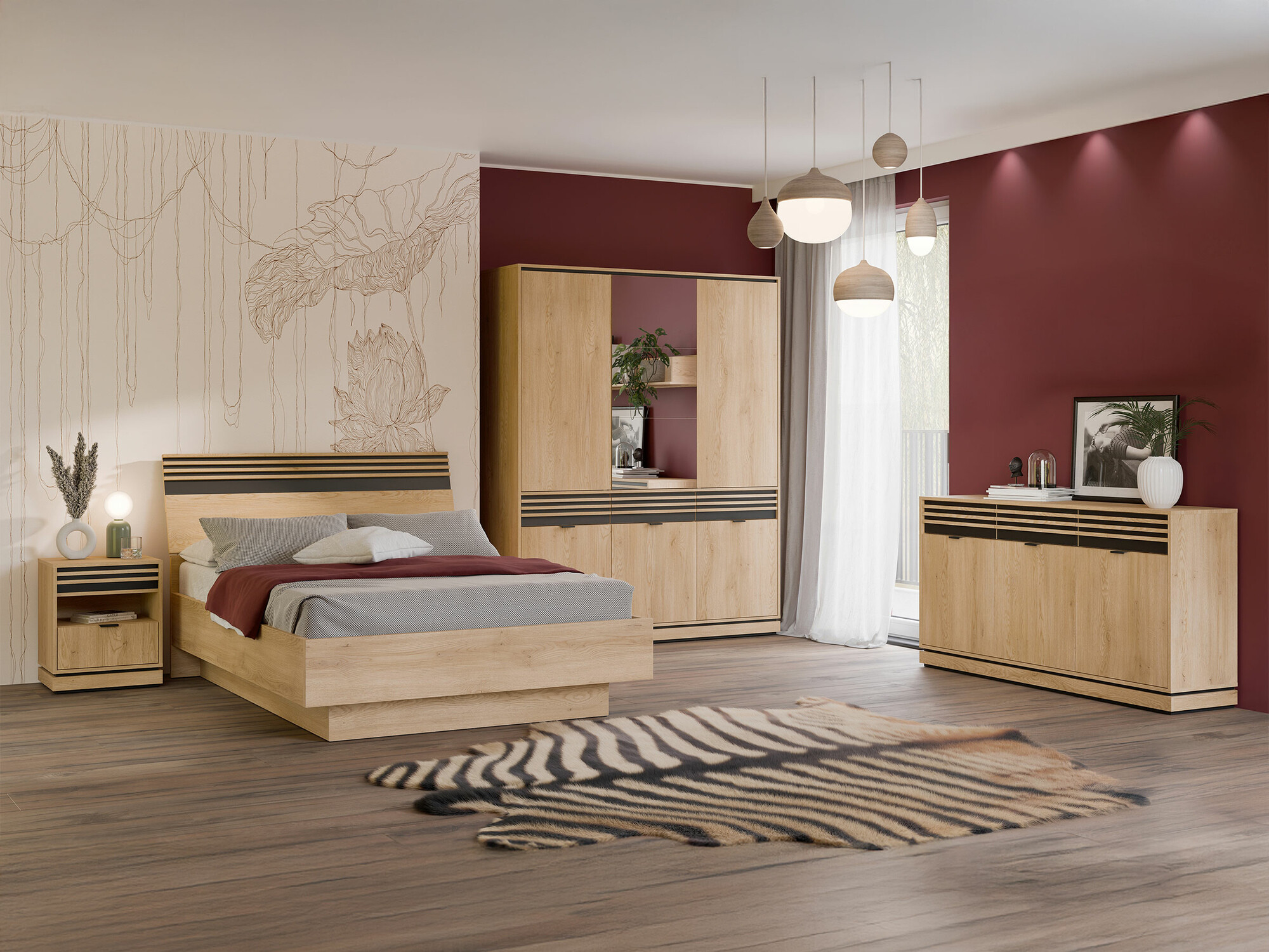 Conjunto de dormitorio Cavtole 121