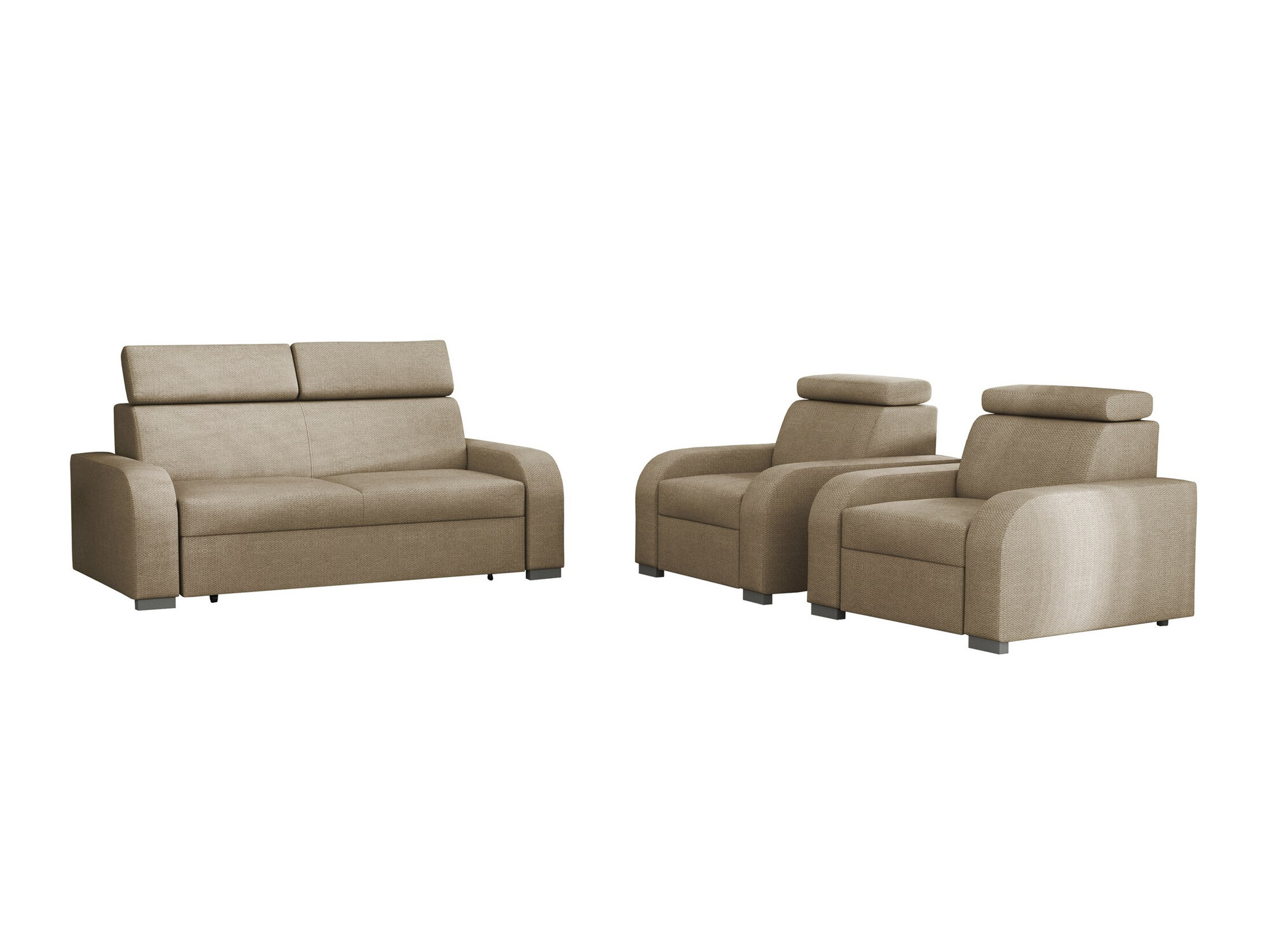 Conjunto de muebles tapizado Ovos (Crown 2)