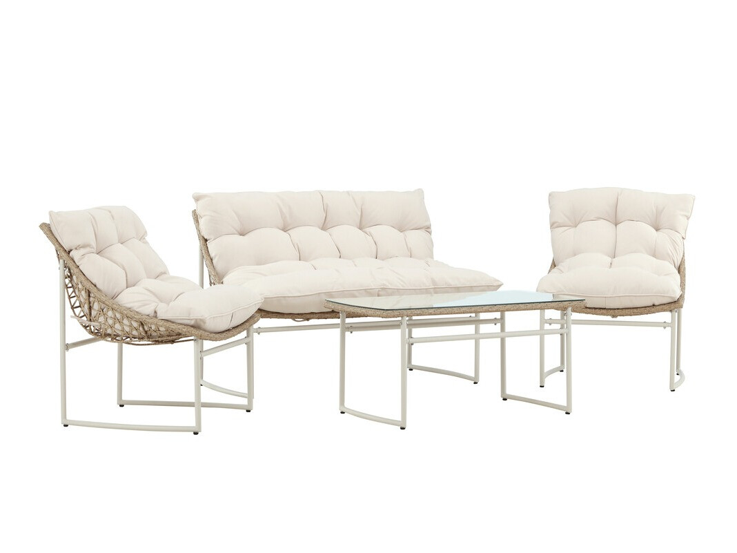 Conjunto de muebles de exterior Dallas 4732 (Beige)