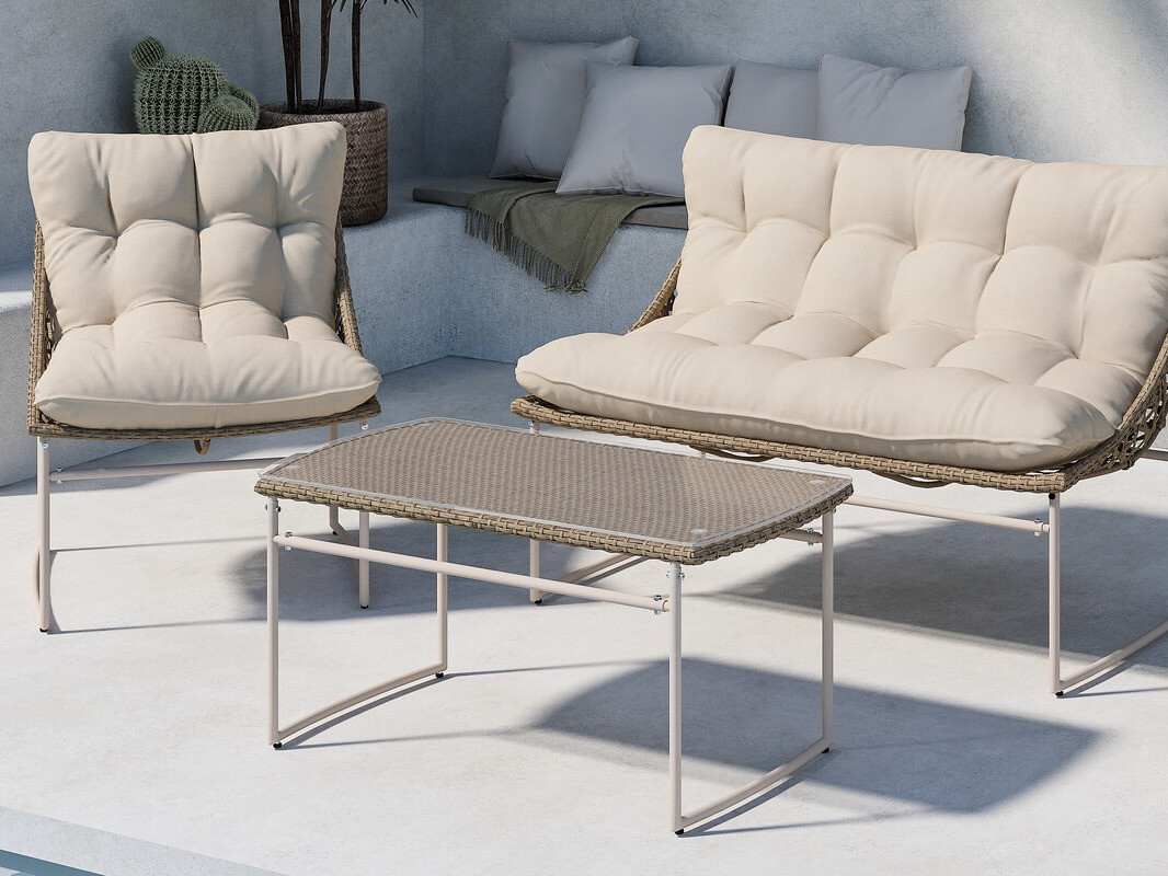 Conjunto de muebles de exterior Dallas 4732 (Beige)