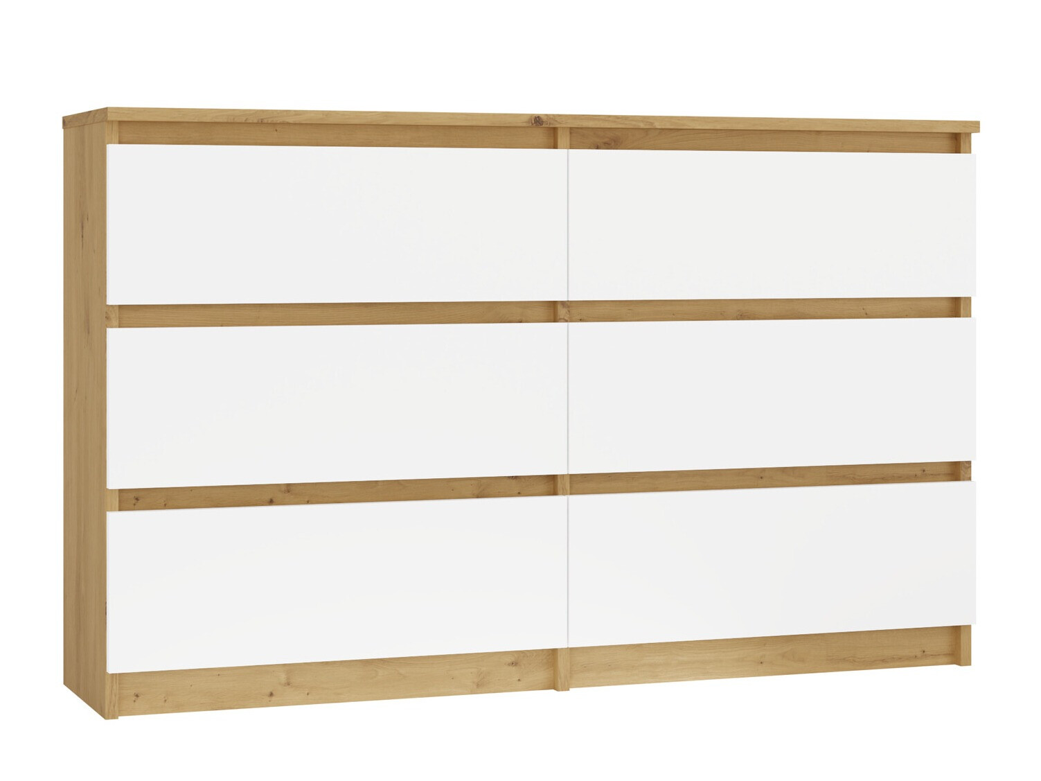 Cómoda Elbvelu 103 (Roble Artisan + Blanco)