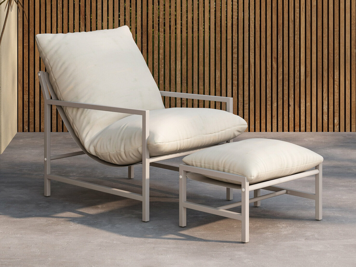 Conjunto de muebles de exterior Dallas 4739 (Beige)