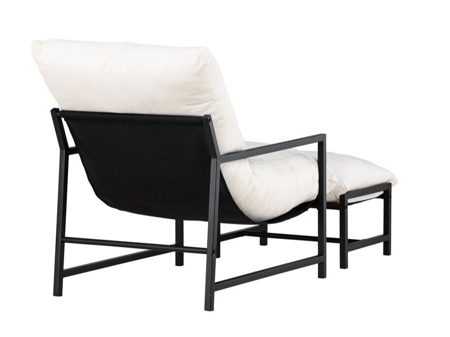 Conjunto de muebles de exterior Dallas 4739 (Negro + Beige)