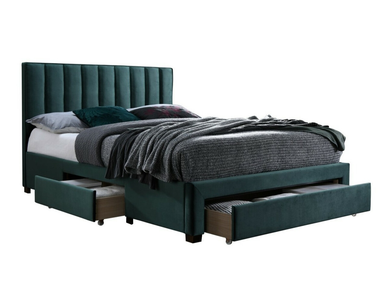 Cama Houston 869 (Verde oscuro)