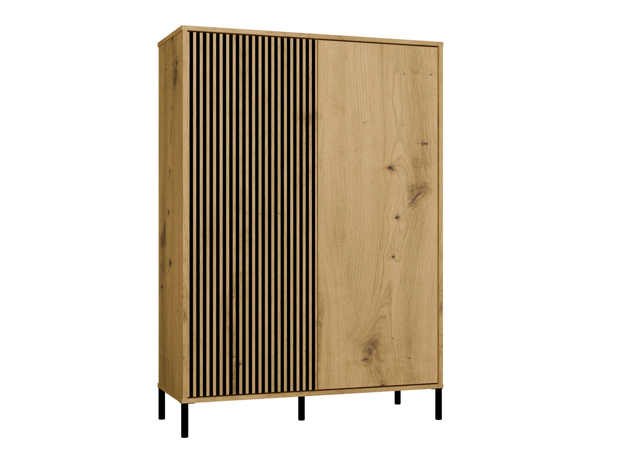 Estantería Orlsone 102 (Roble Artisan + Negro)