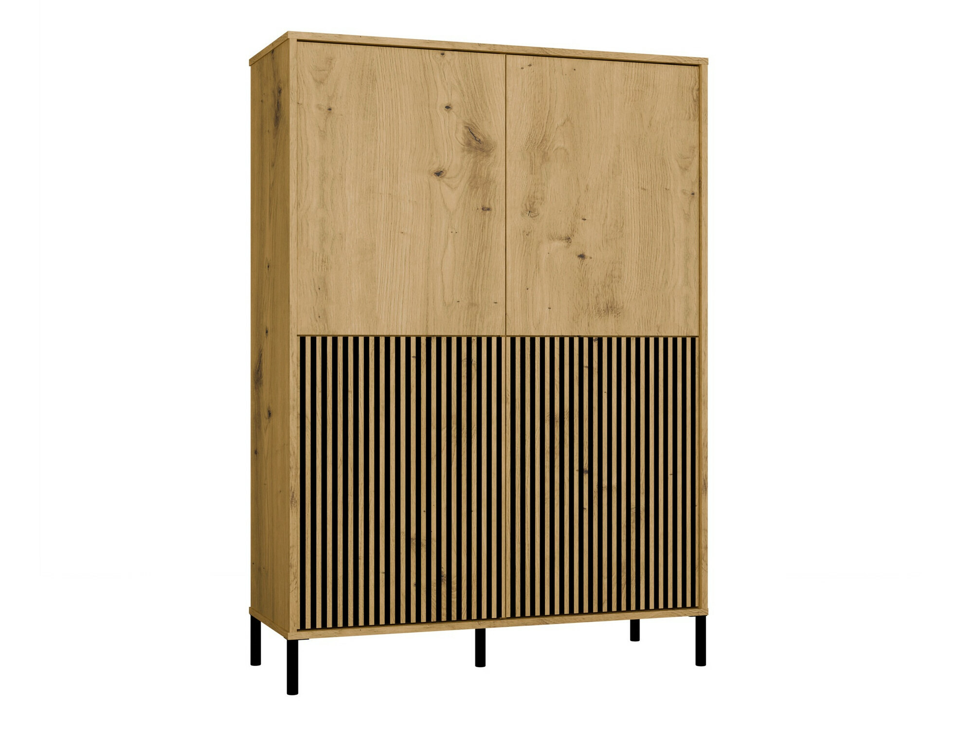 Estantería Orlsone 104 (Roble Artisan + Negro)