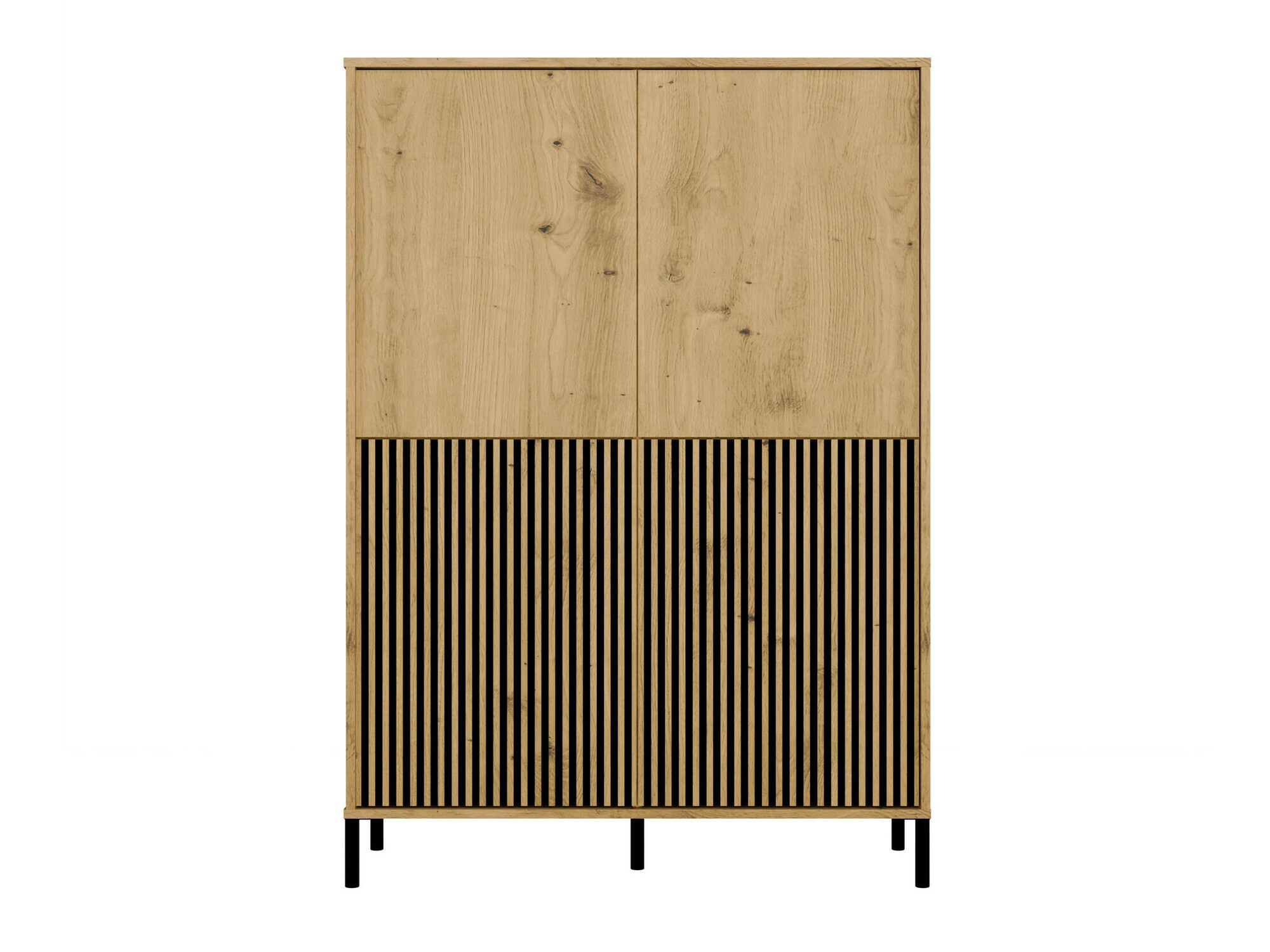 Estantería Orlsone 104 (Roble Artisan + Negro)