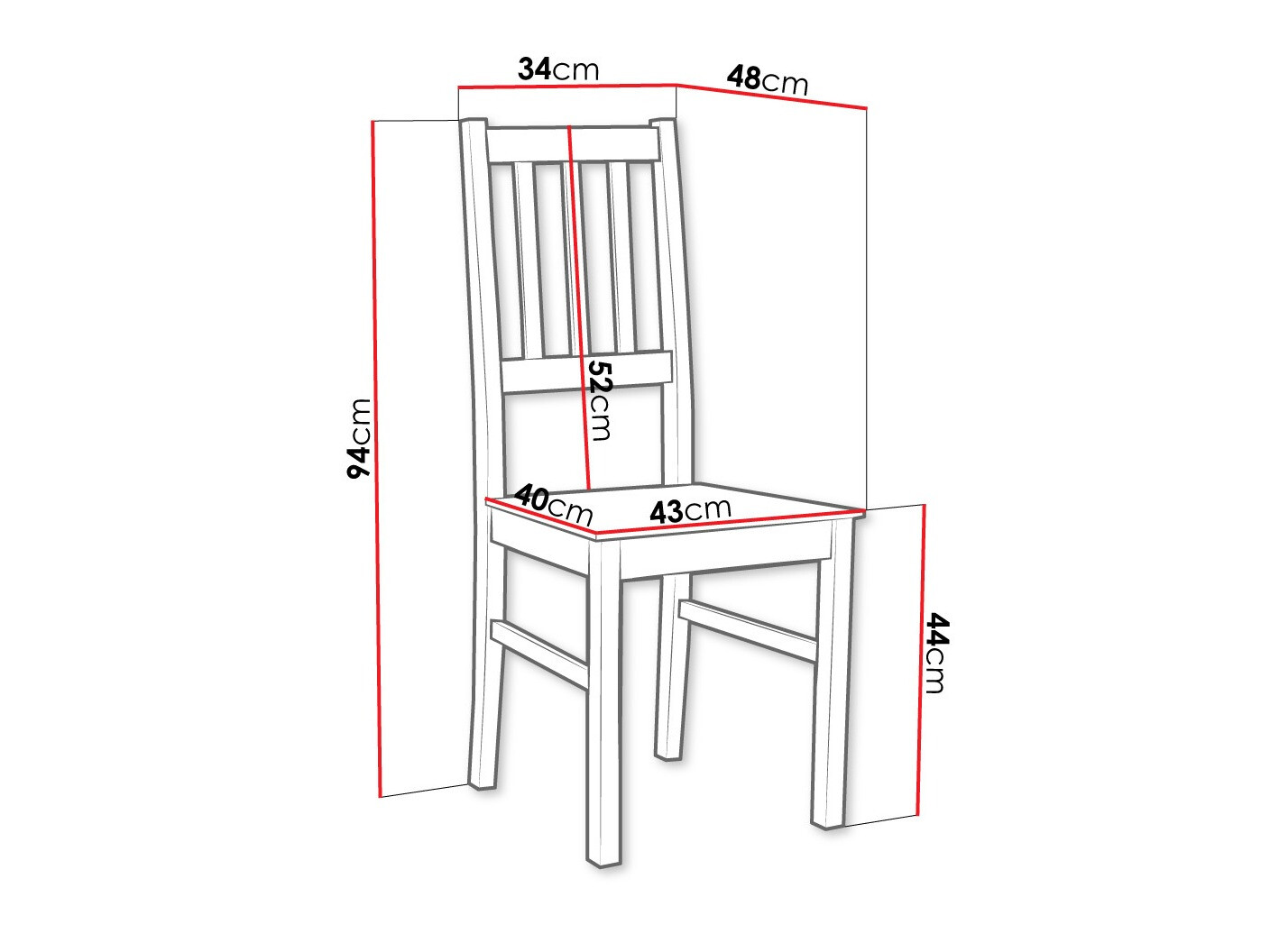 Silla Victorville 114 (Roble Sonoma)