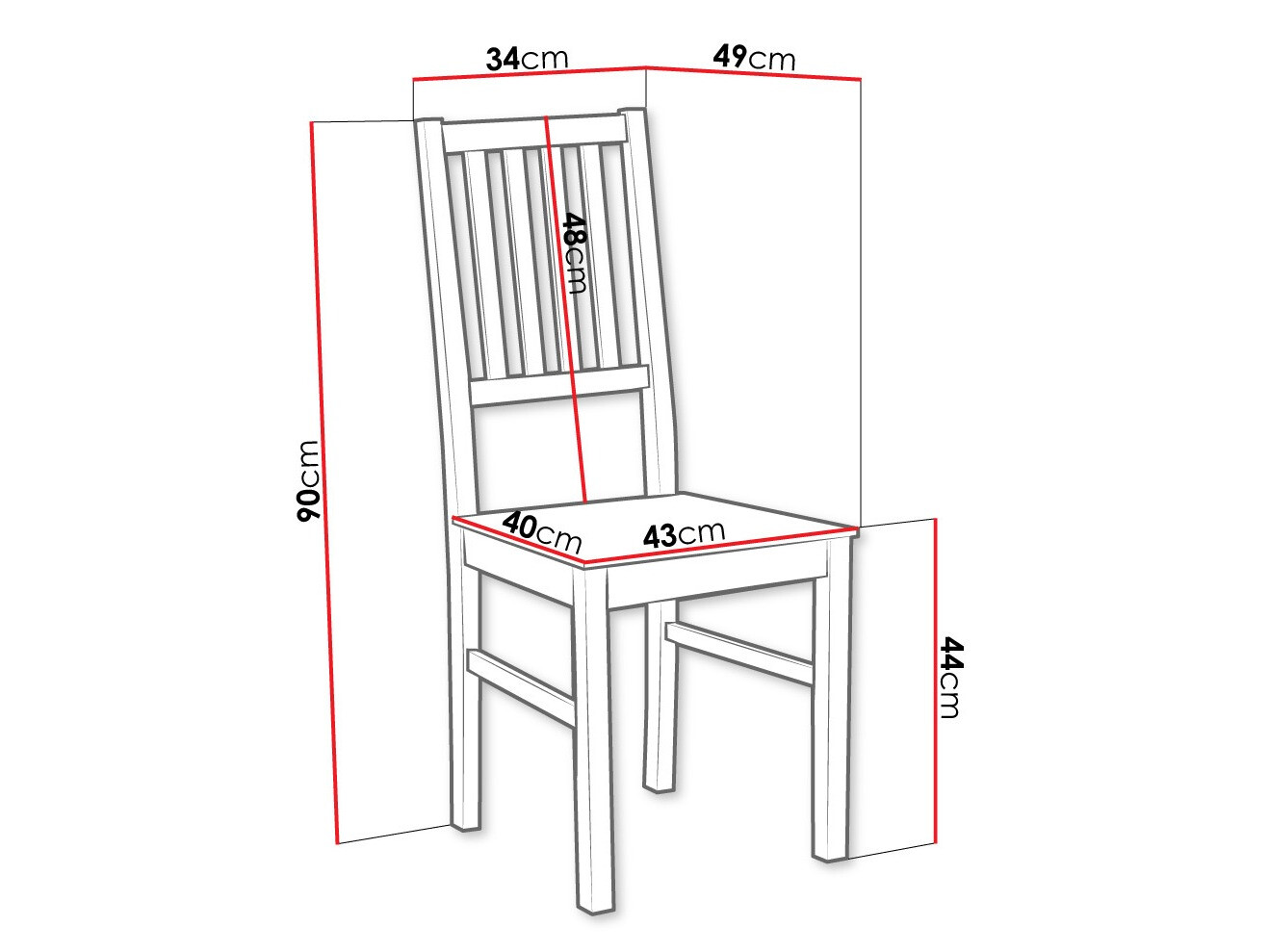 Silla Victorville 135 (Negro)