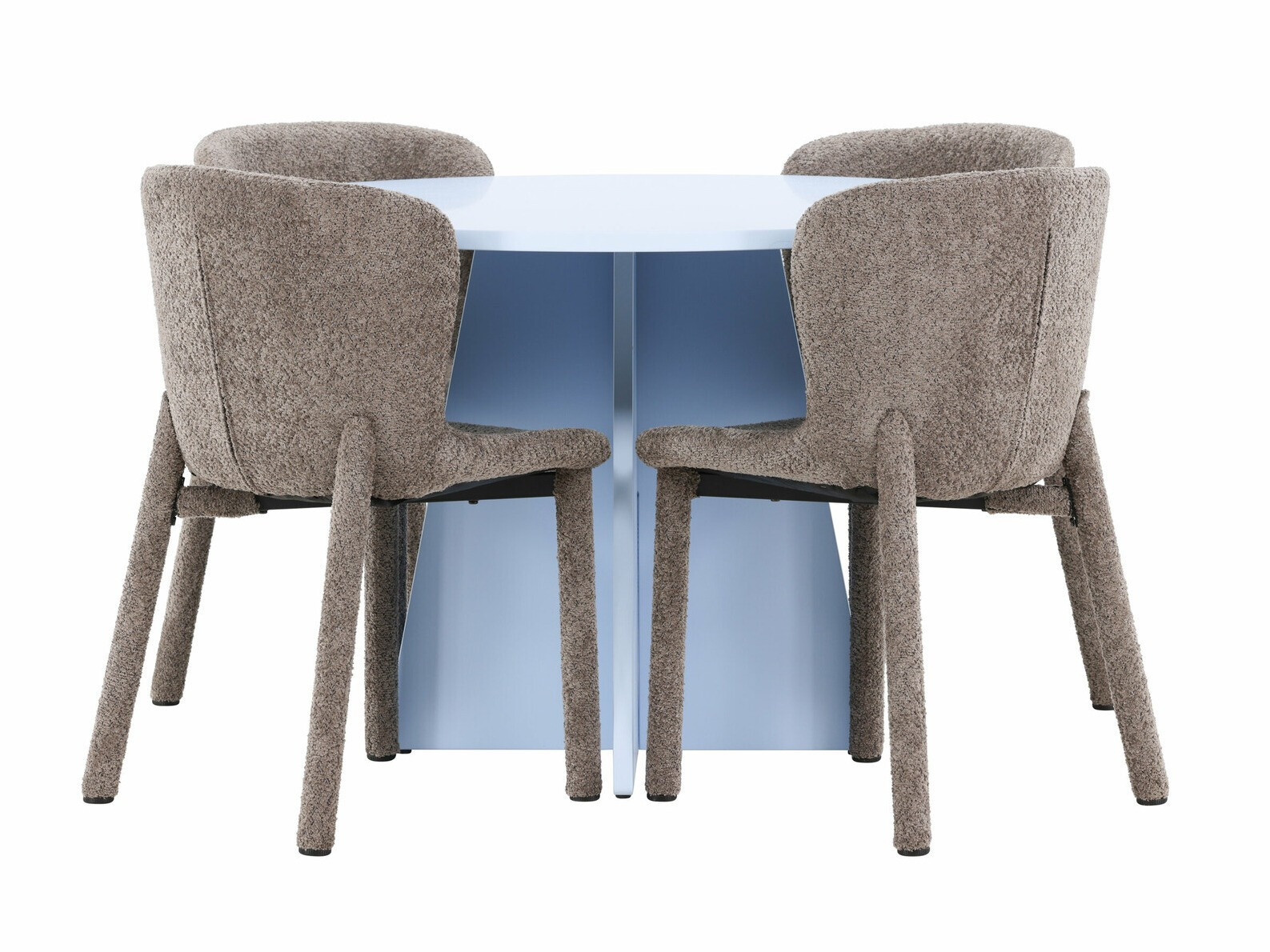 Conjunto de mesas y sillas para comedor Dallas 4747 (Marrón)