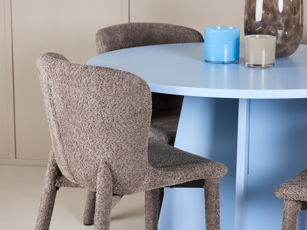 Conjunto de mesas y sillas para comedor Dallas 4747 (Marrón)