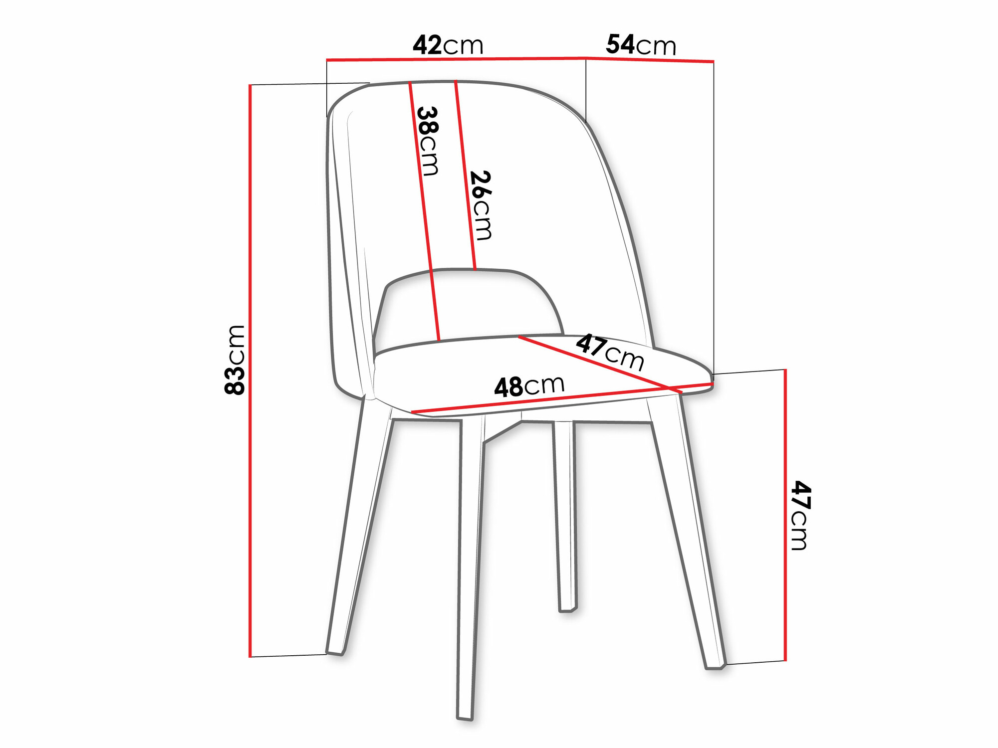 Silla Victorville 363 (Negro)
