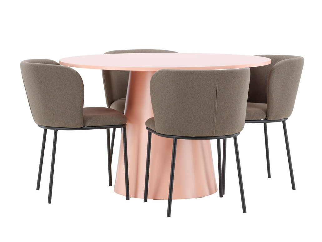 Conjunto de mesas y sillas para comedor Dallas 4750 (Marrón)