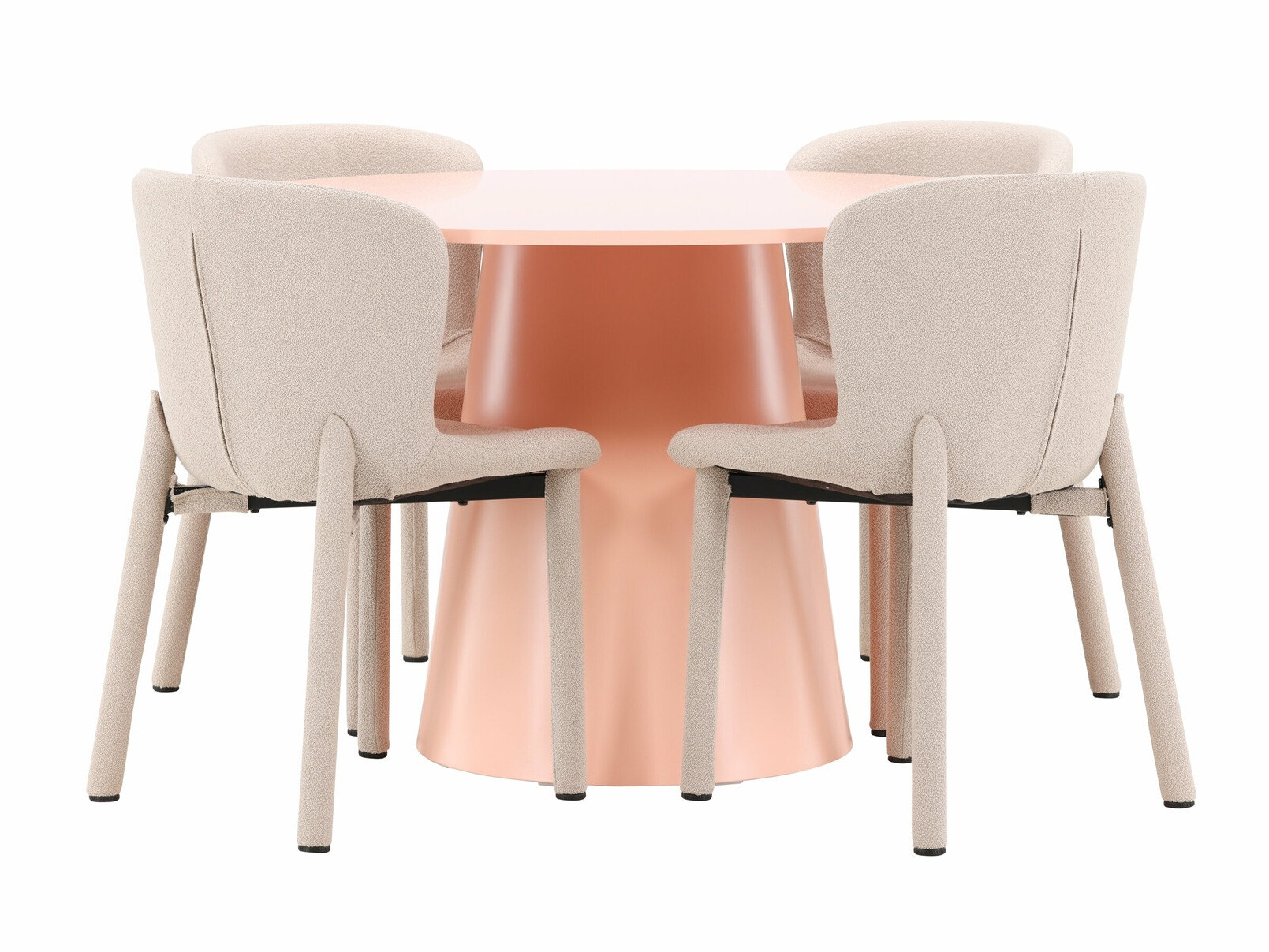 Conjunto de mesas y sillas para comedor Dallas 4751 (Beige)