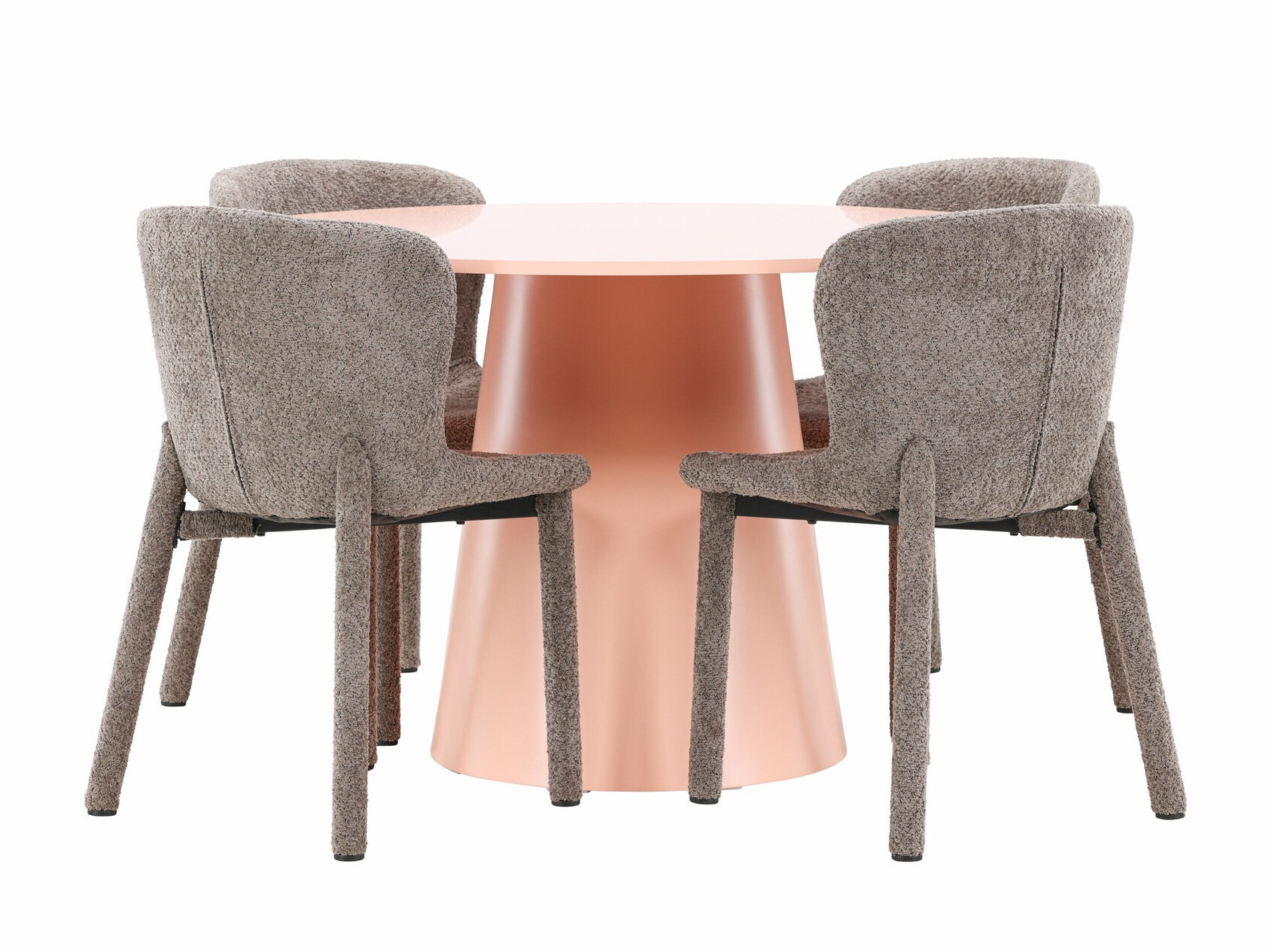 Conjunto de mesas y sillas para comedor Dallas 4751 (Marrón)