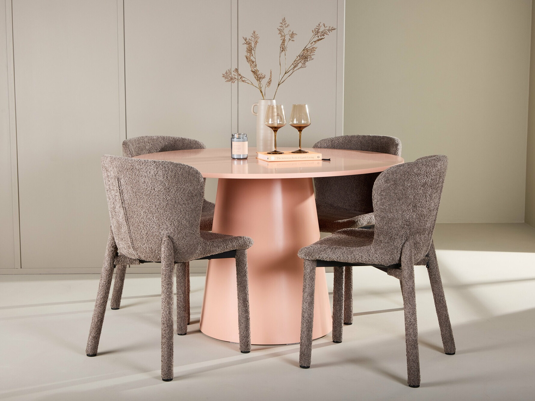 Conjunto de mesas y sillas para comedor Dallas 4751 (Marrón)