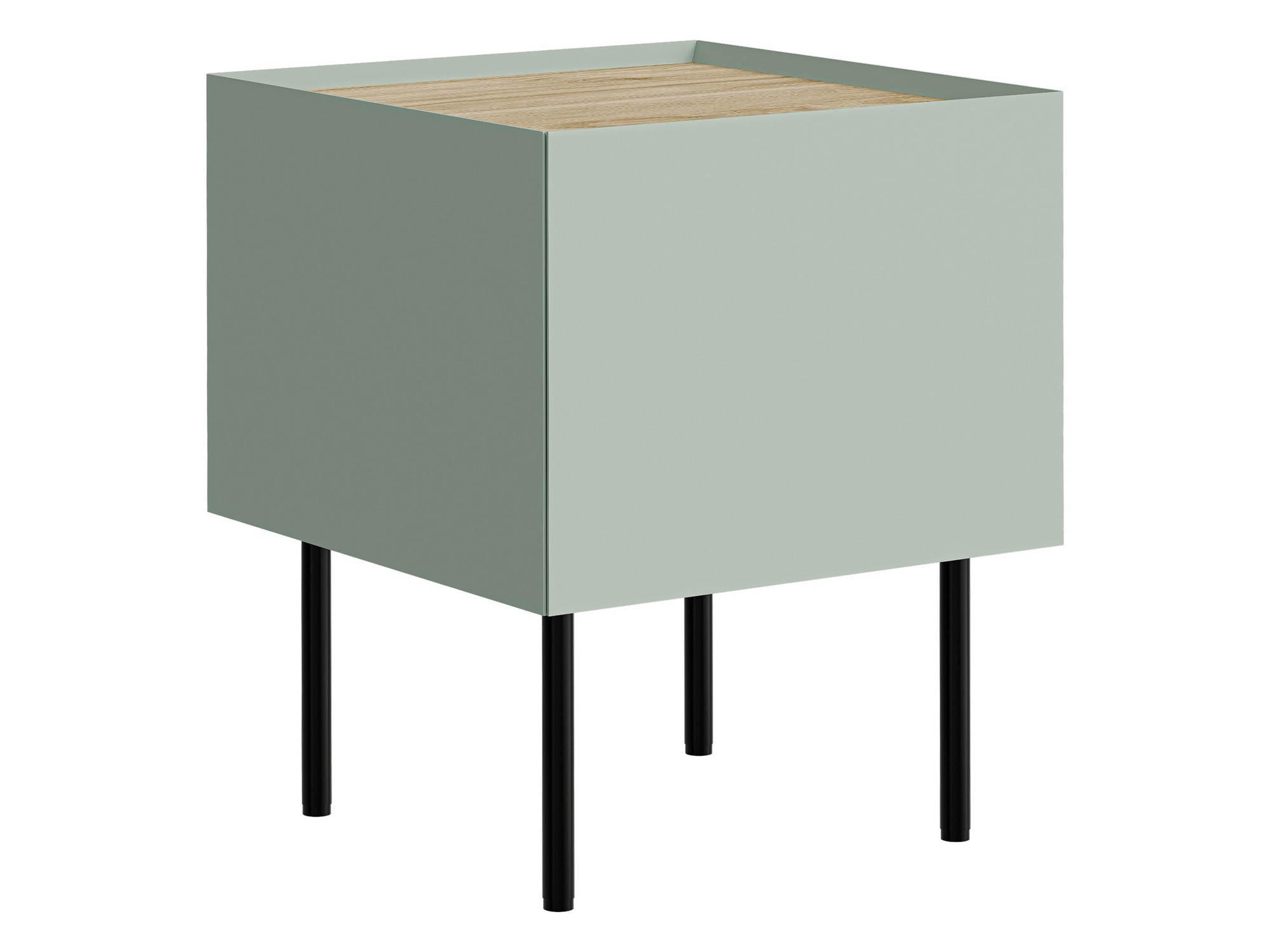 Conjunto de mesitas de noche Melbela 108 (Olivo claro + Roble)