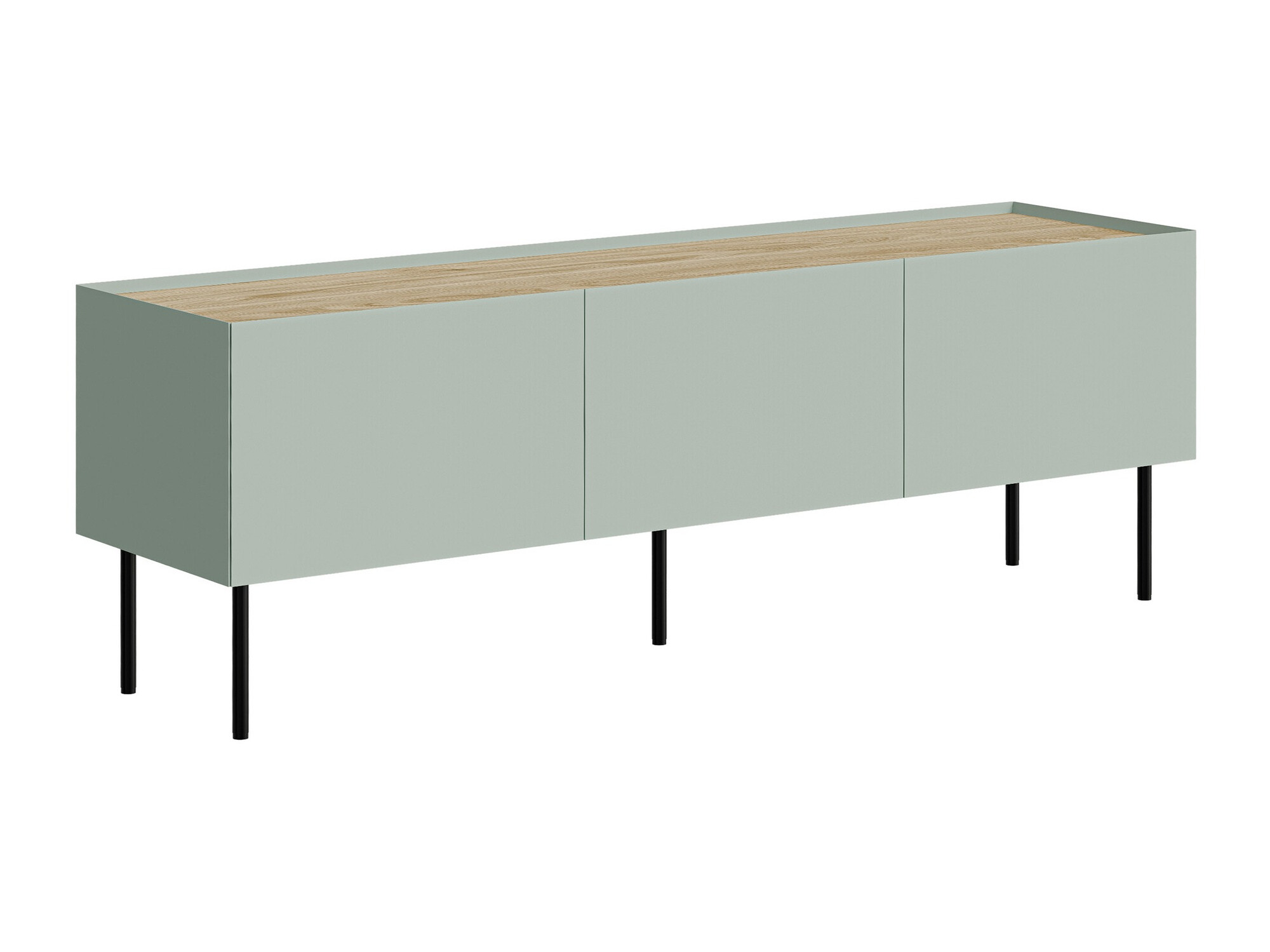 Mueble TV Melbela 106 (Olivo claro + Roble)