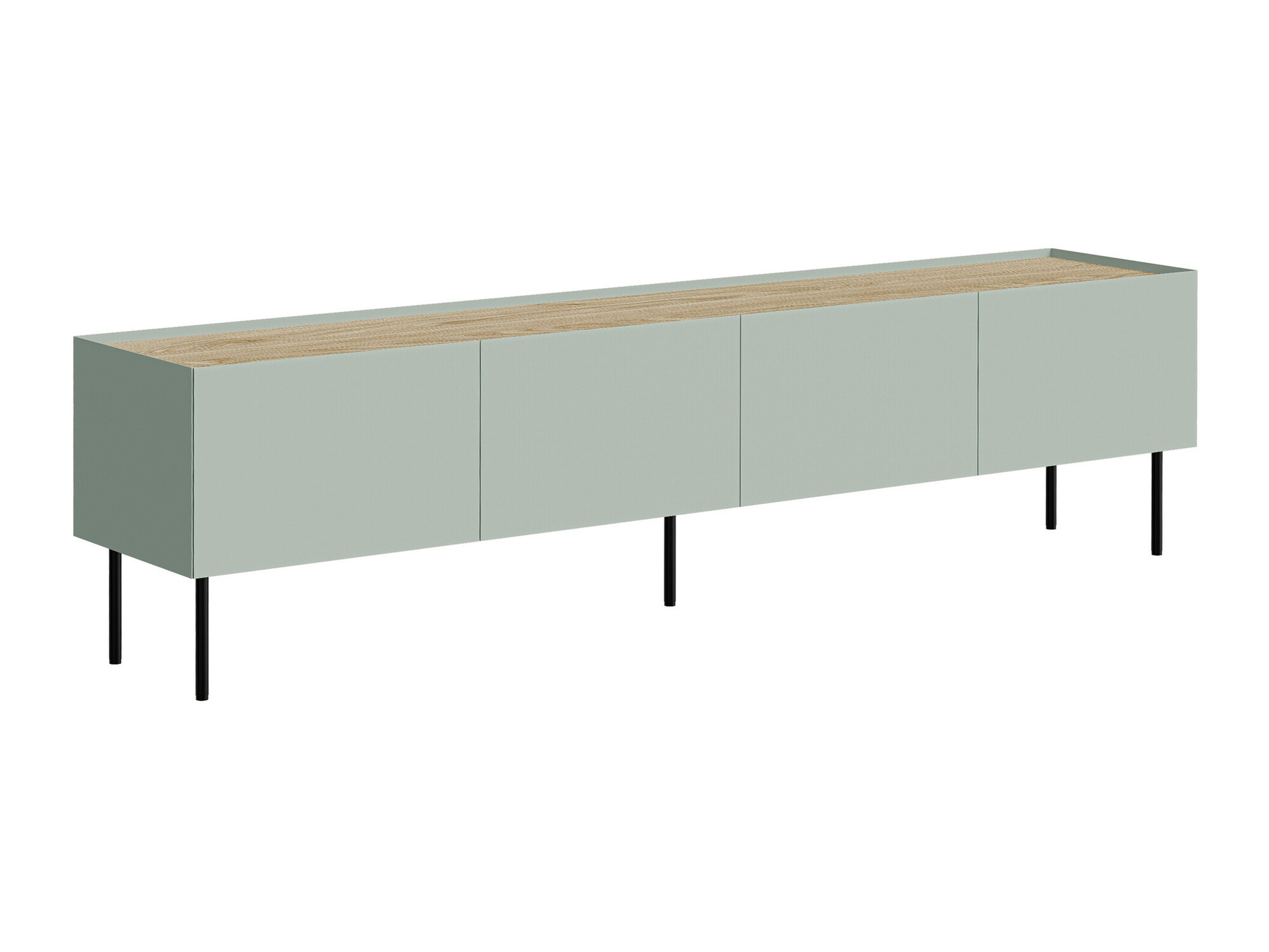 Mueble TV Melbela 107 (Olivo claro + Roble)