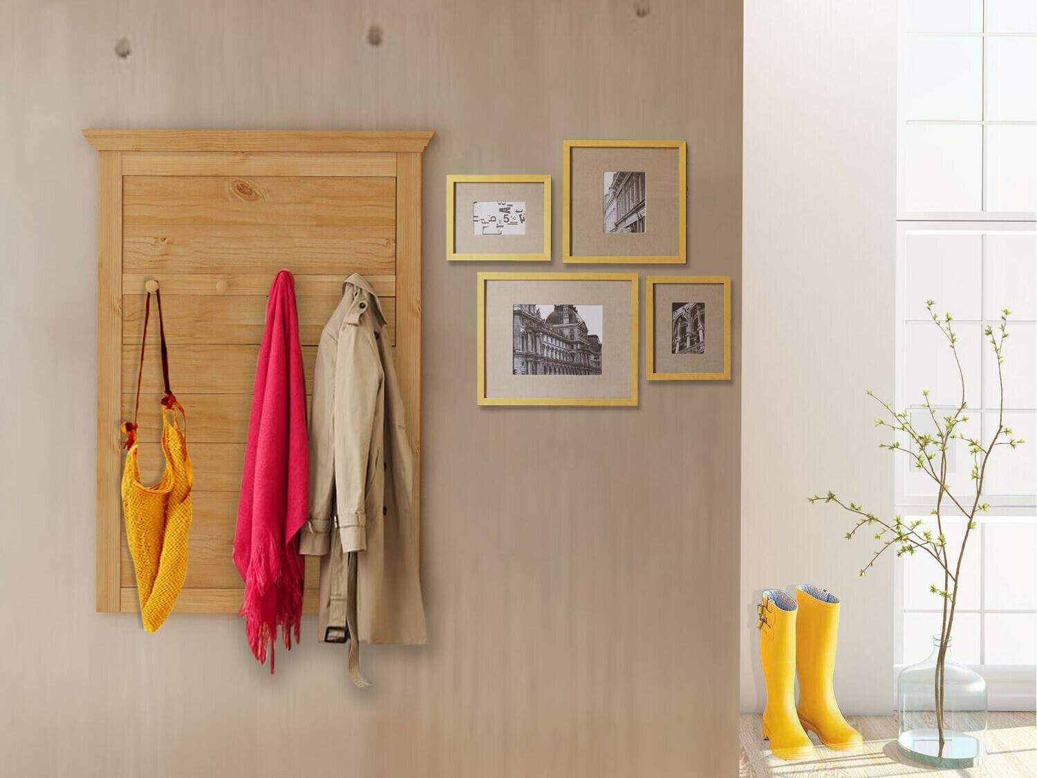 Perchero Tolelio 129 (Pino)