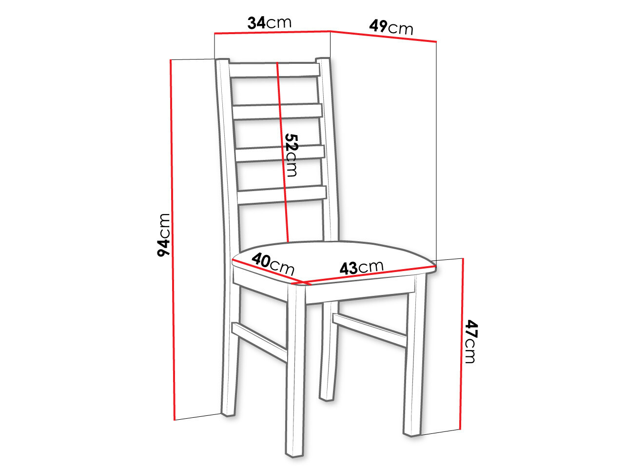 Silla Victorville 171 (Blanco)