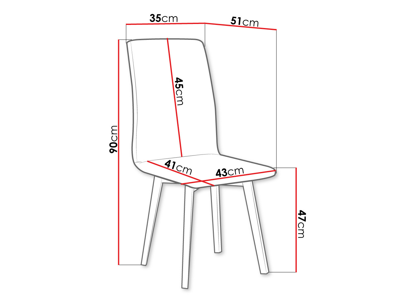 Silla Victorville 268 (Negro)