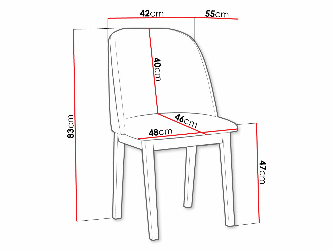 Silla Victorville 332 (Blanco)
