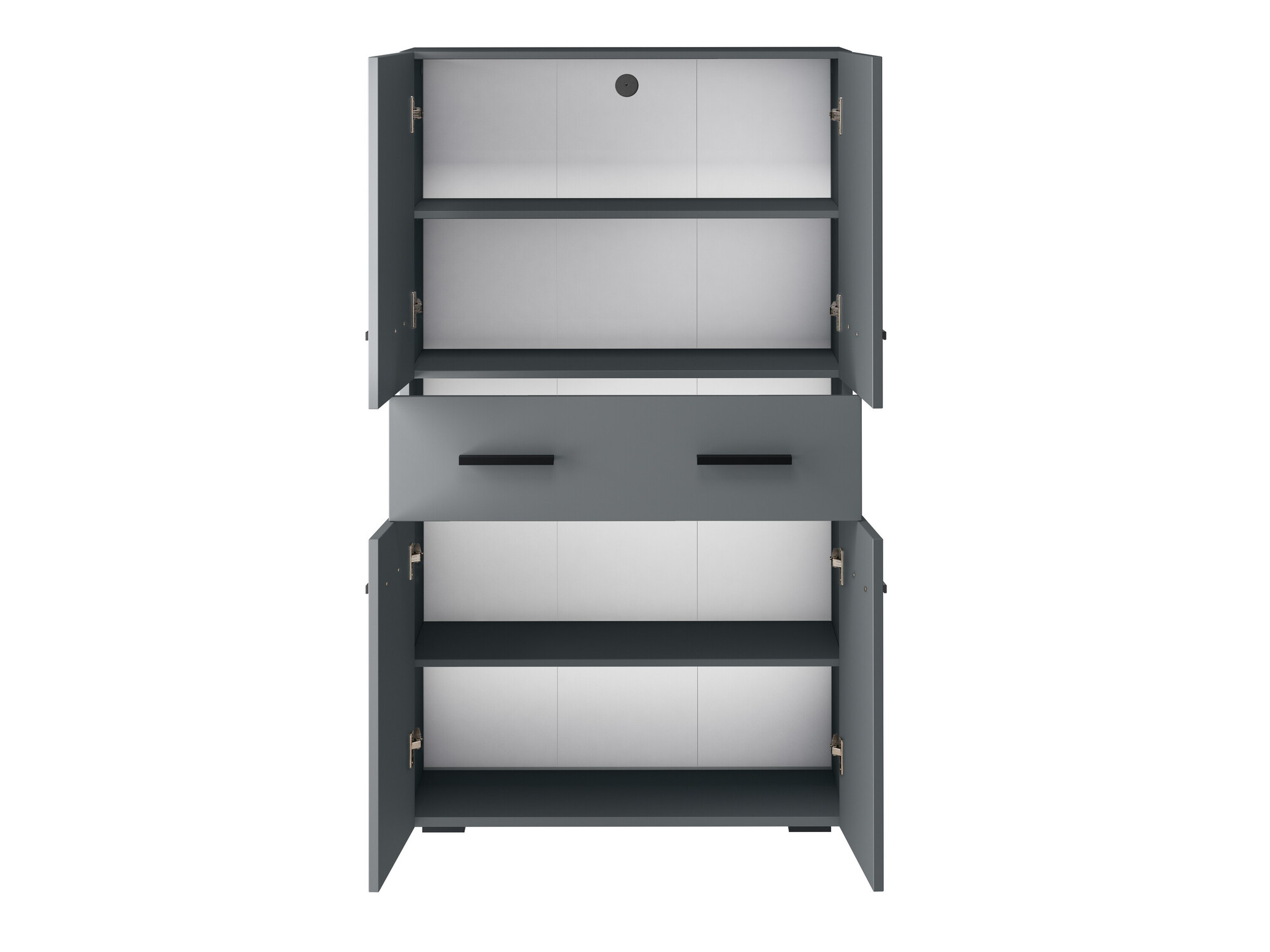 Armario de pie para baño Larlori 106 (Antracita)