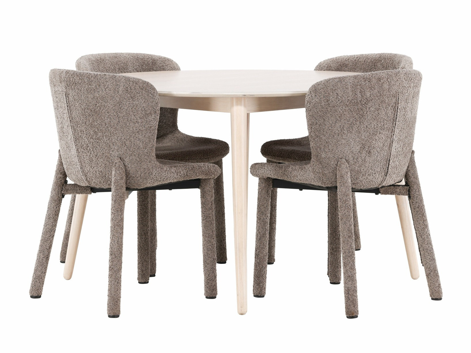 Conjunto de mesas y sillas para comedor Dallas 4757 (Marrón)